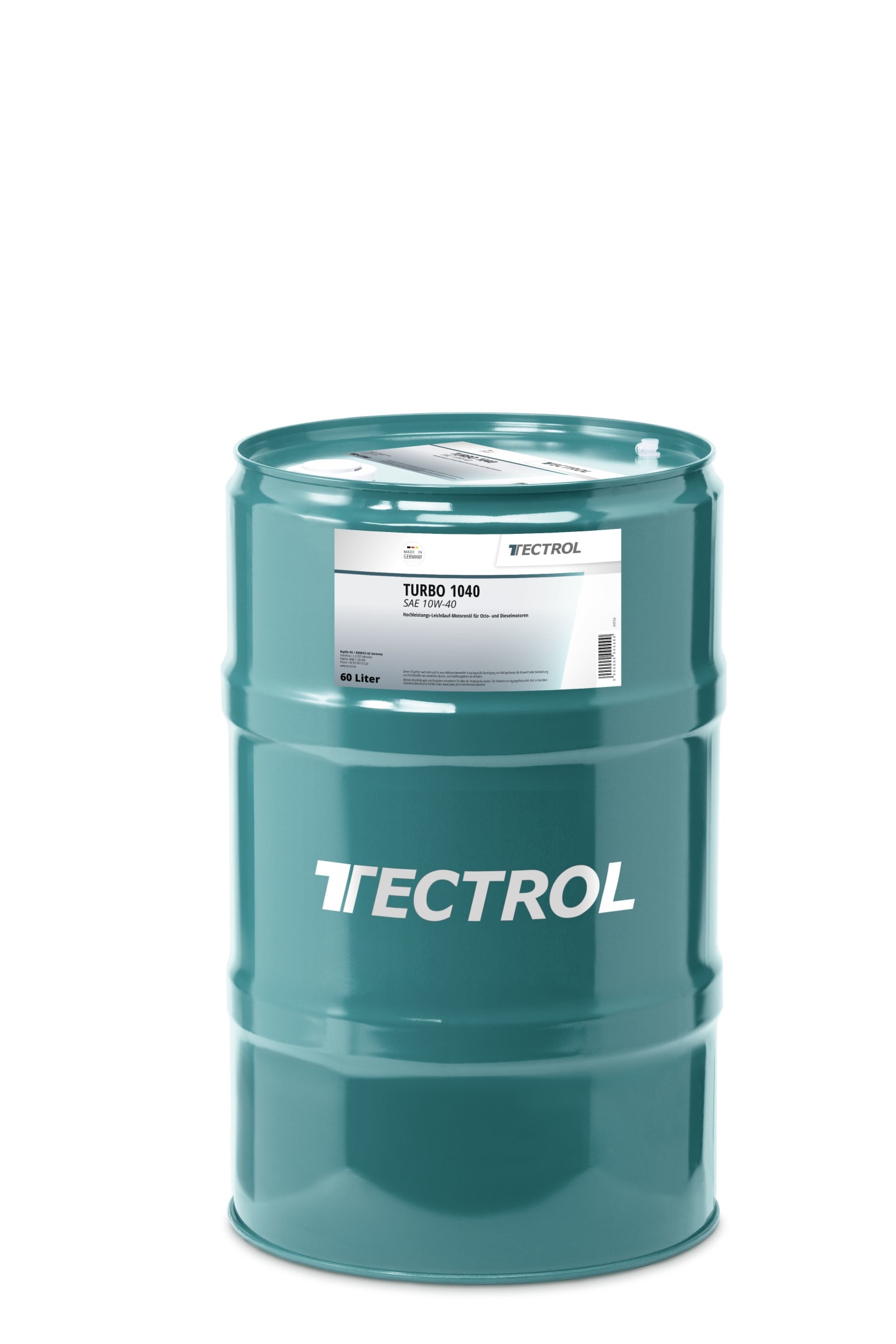 TECTROL TURBO 1040 60 l Fass SAE 10W-40 Motorenöl, Leichtlauföl, NFZ, PKW, Otto- oder Dieselmotoren