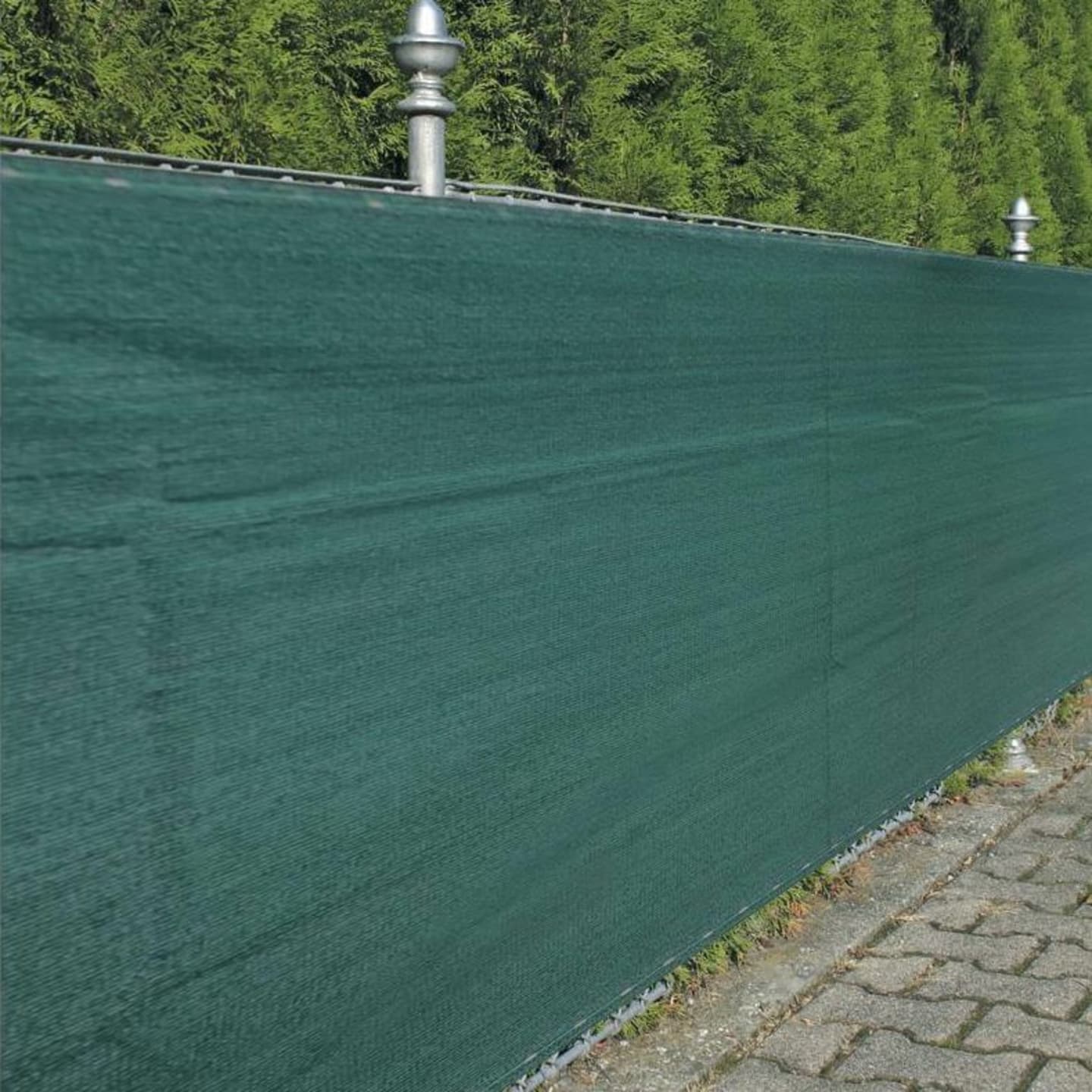 NOOR Zaunblende winddurchlässig Sichtschutz Zaun