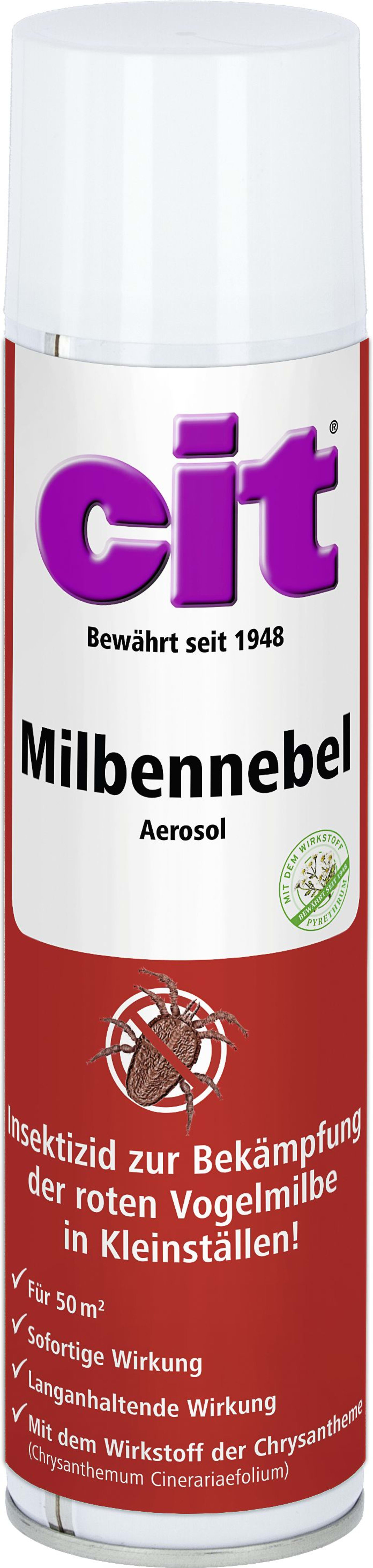 cit® Nebelautomat 400 ml für die Bekämpfung von Vogelmilben in Kleinställen, 15438