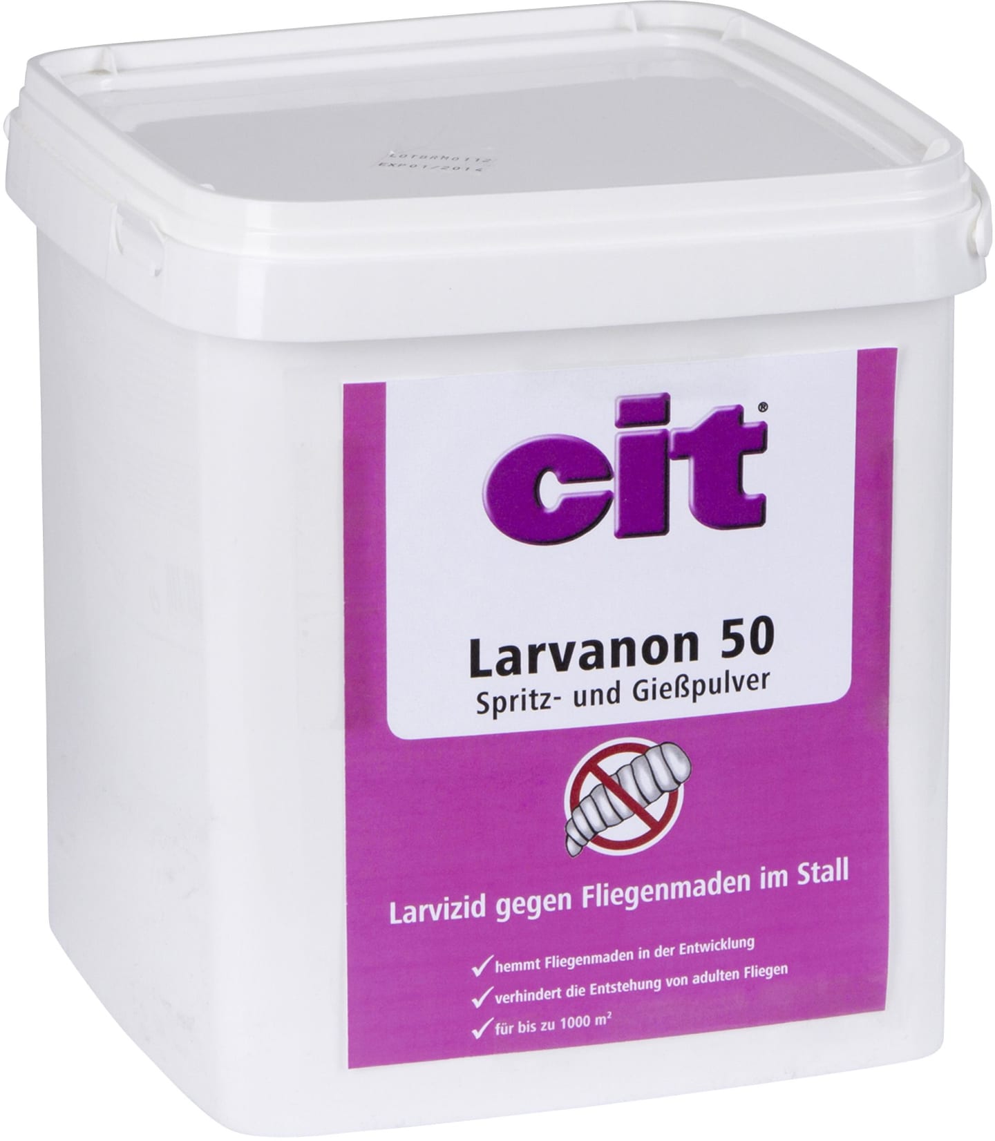 cit® Insektenpulver "Larvanon 50" 1.000 g für alle Fliegenlarven in Rinder-, Schweine- und Geflügelställen, 299757