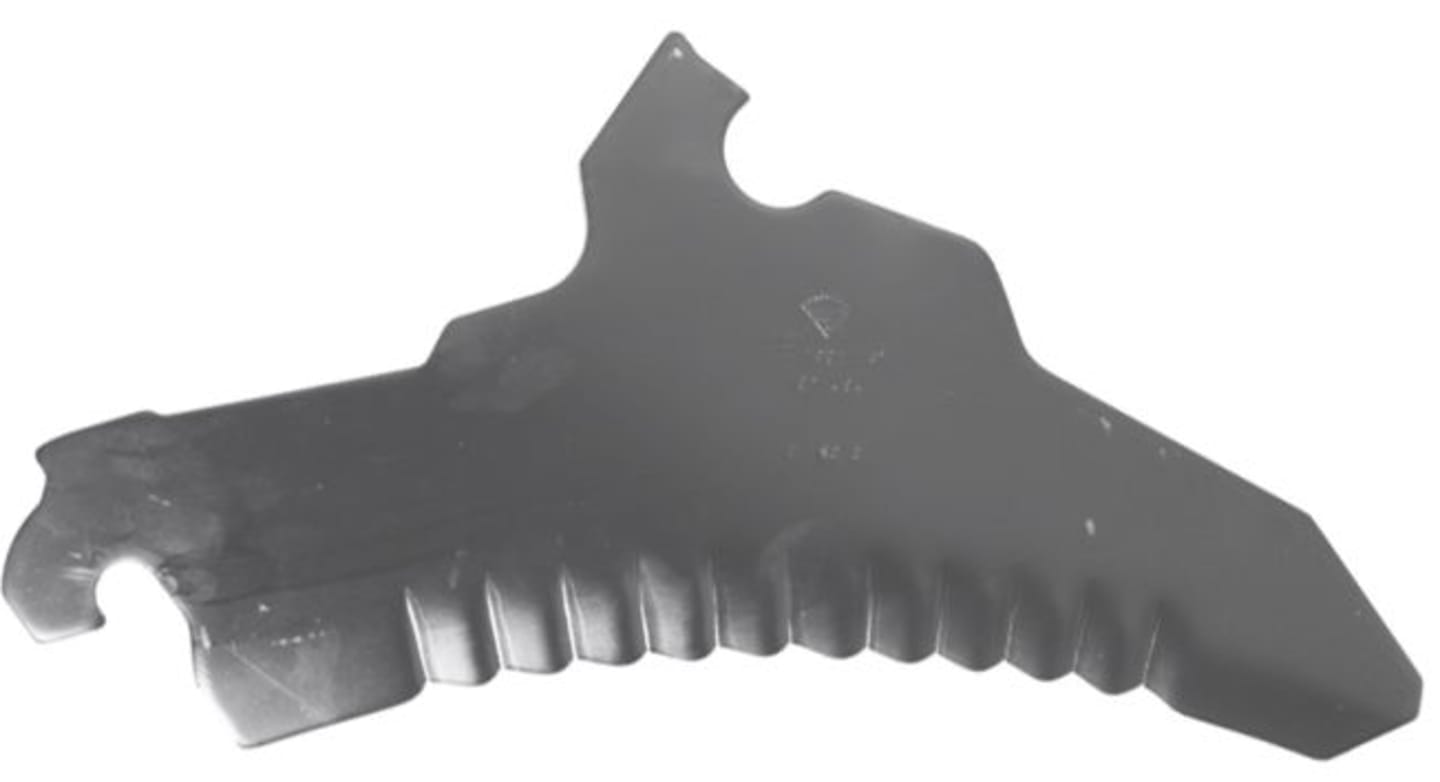Pöttinger Ladewagenmesser 400 x 200 x 5 mm, für Ladewagen Boss, Profi, Faro, Primo, 434.170