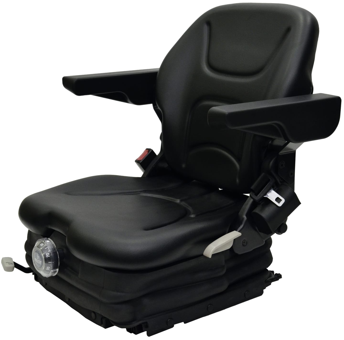 Staplersitz "Tecthrone Medium M 80", mechanische Scherenfederung, PVC-Kunstleder, schwarz