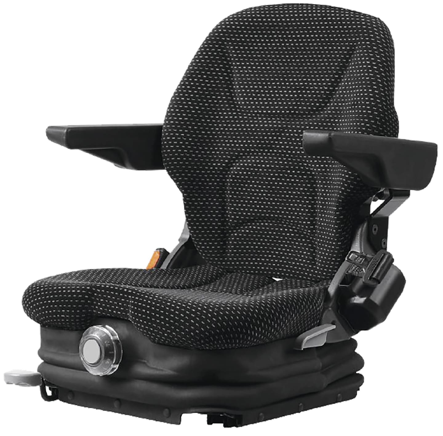 Staplersitz "Tecthrone Medium M 80", mechanische Scherenfederung, Stoff, schwarz