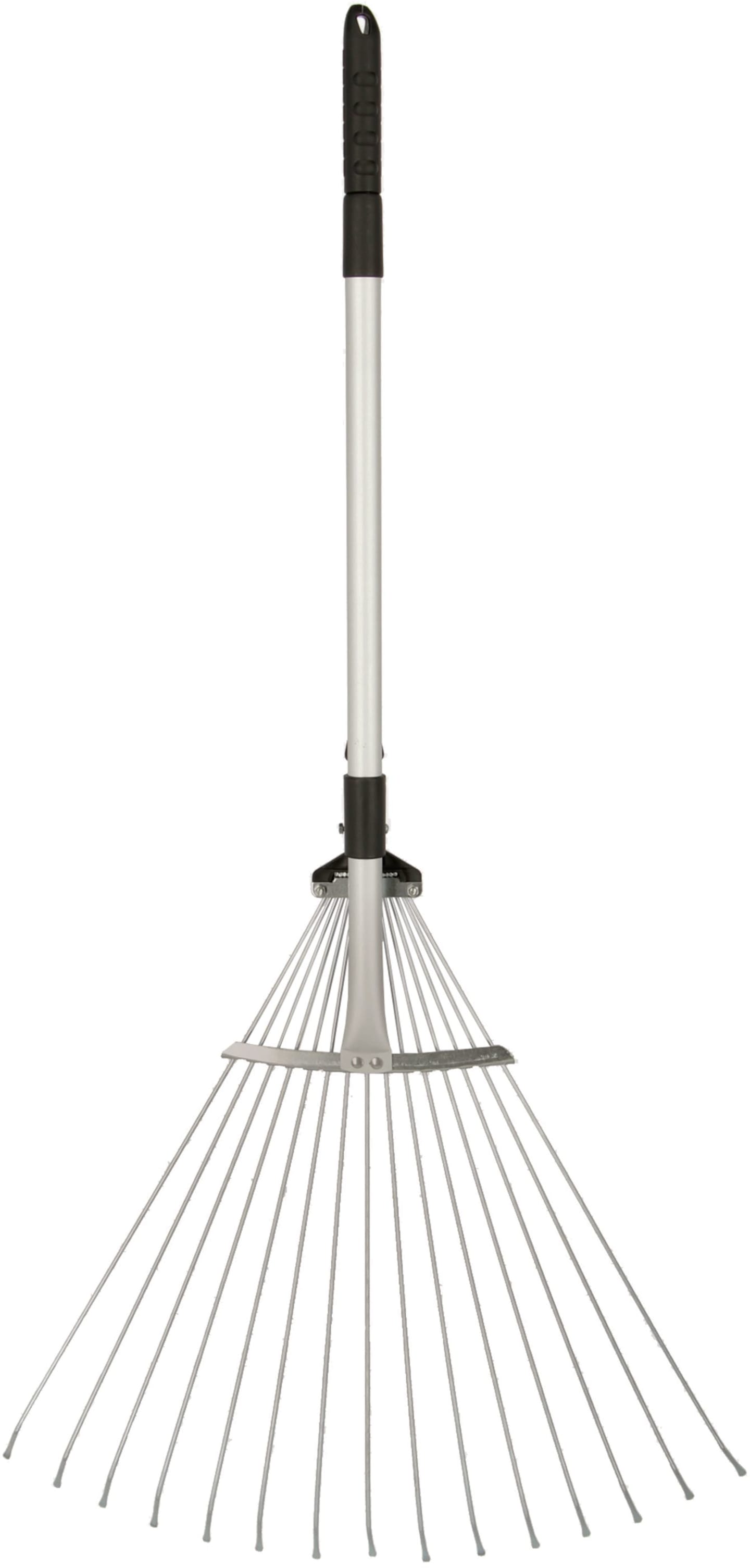 KERBL Universalrechen 20 – 45 cm, Stiel Metall, teleskopierbar von 70 – 140 cm, 3210380