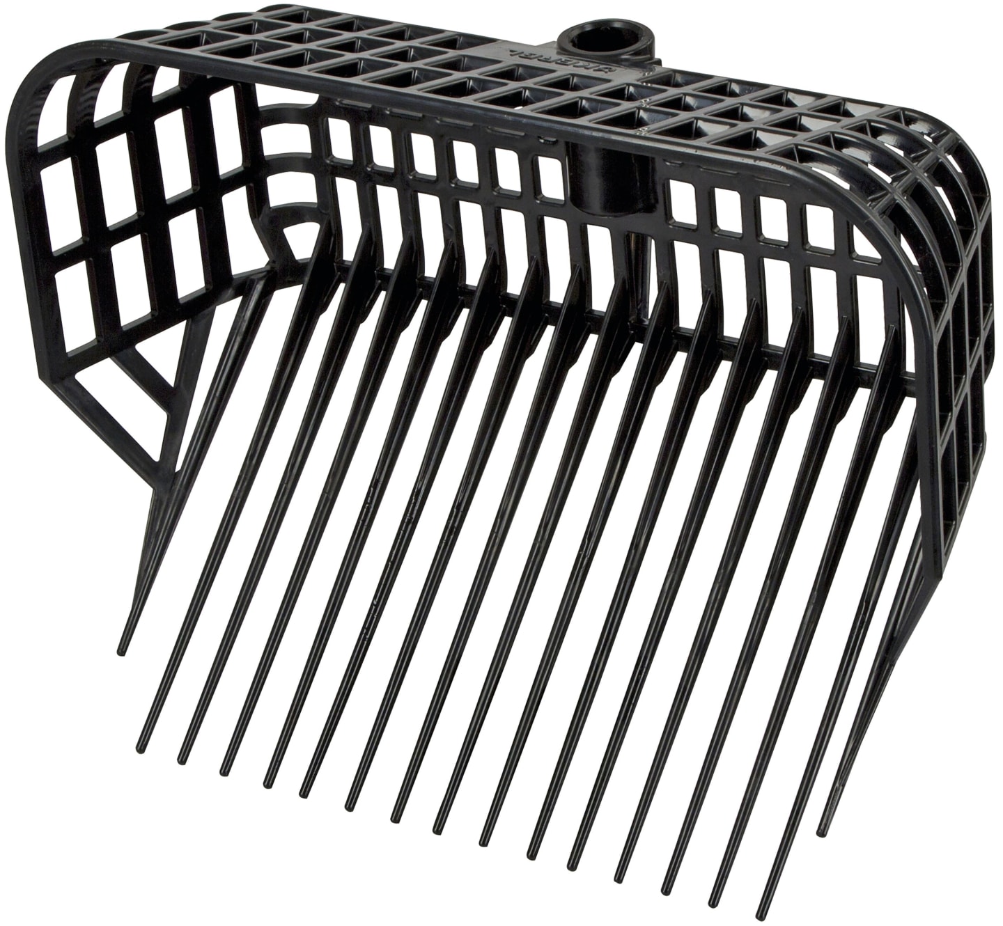 KERBL Dunggabel "Maxi" 38 x 30 cm Kunststoff schwarz, ohne Stiel, 326056