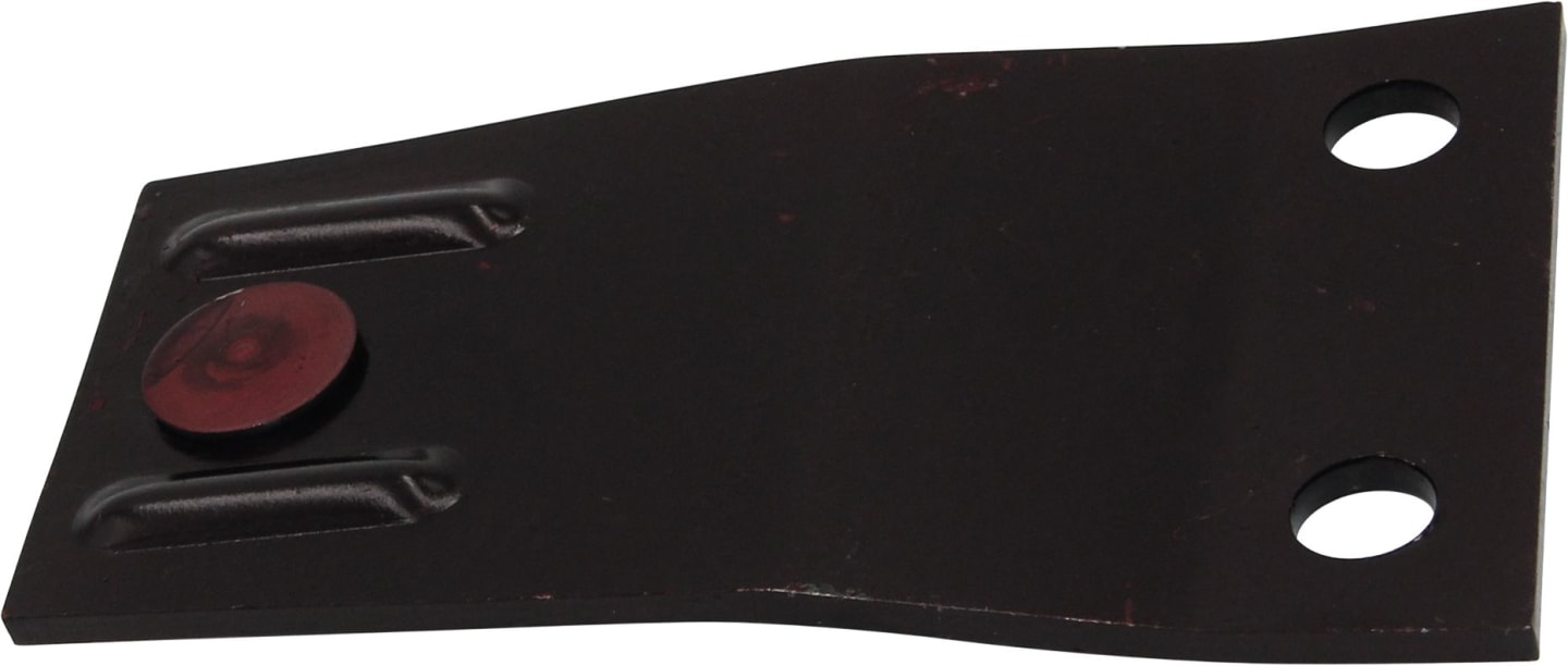 Pöttinger Messerhalter 145 x 65/90 x 4 mm, für Fördertrommel von Front- und Heckmähwerk Eurocat 271–276, 434.136