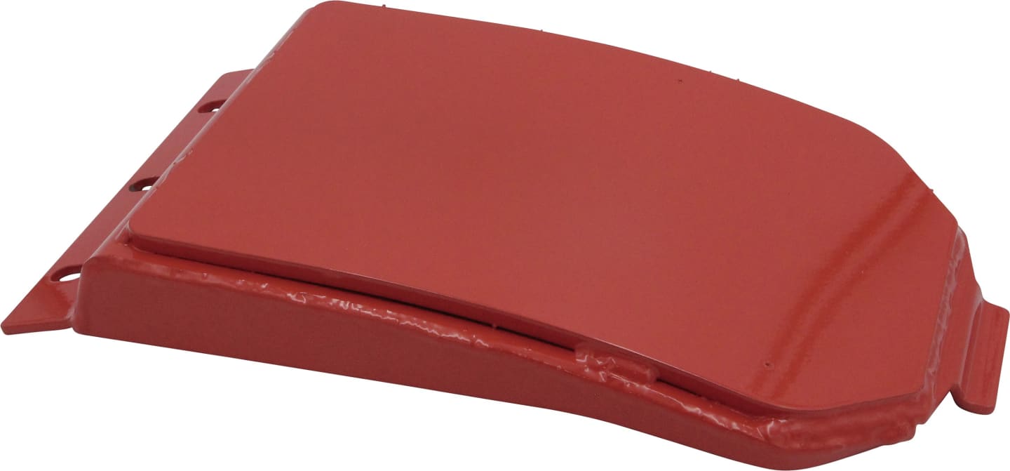Pöttinger Gleitkufe 385 x 220 x 69 mm hochschnitt (+ 40 mm), geschweißt, für Mähwerk Multicat, Novaalpin, Novacat, Novadisc, 380.66.105.0