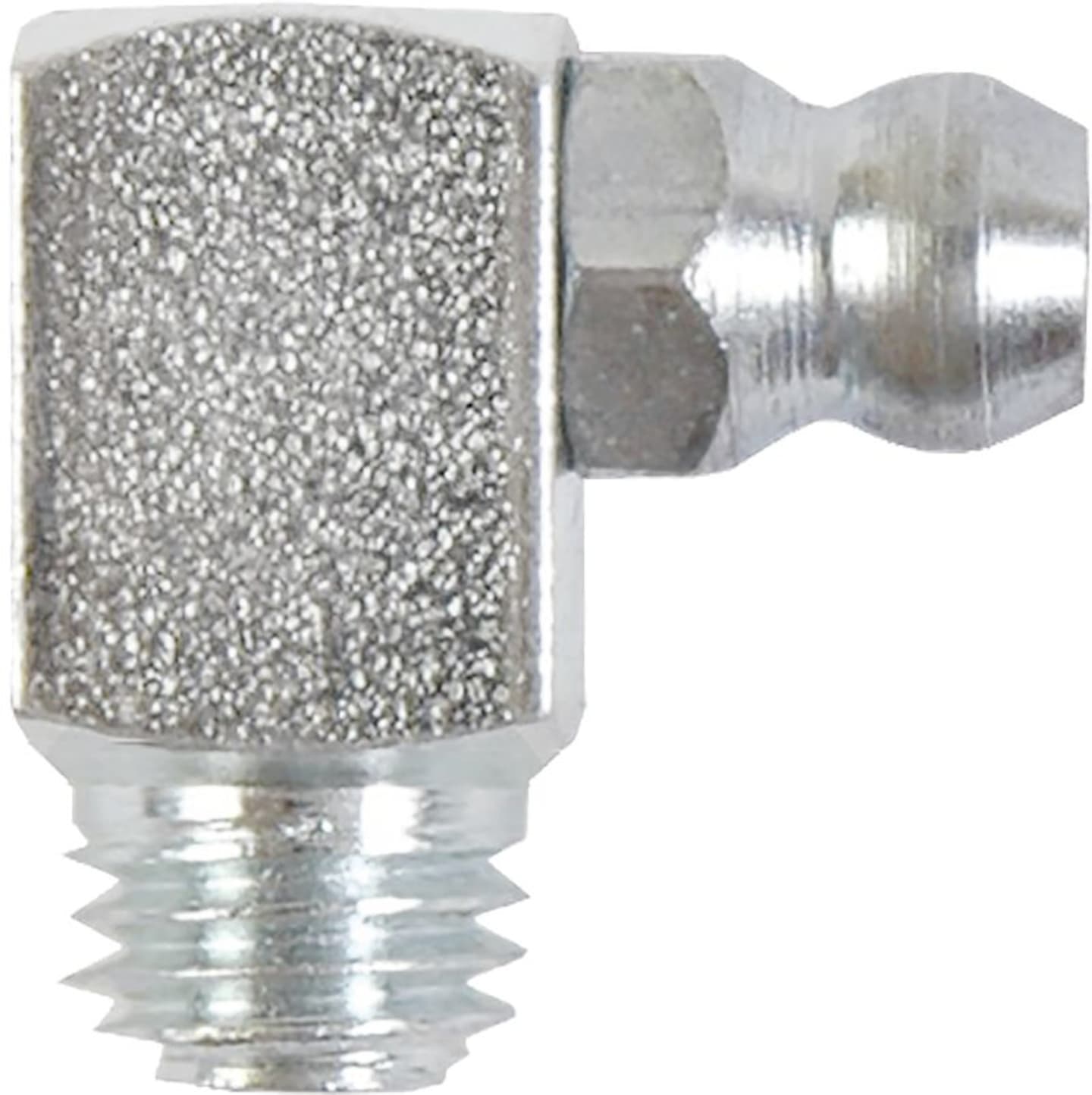 SAMOA® Schmiernippel "H3" M 6 x 1 AG 90 ° abgewinkelt, DIN 71412, Stahl verzinkt, 12312