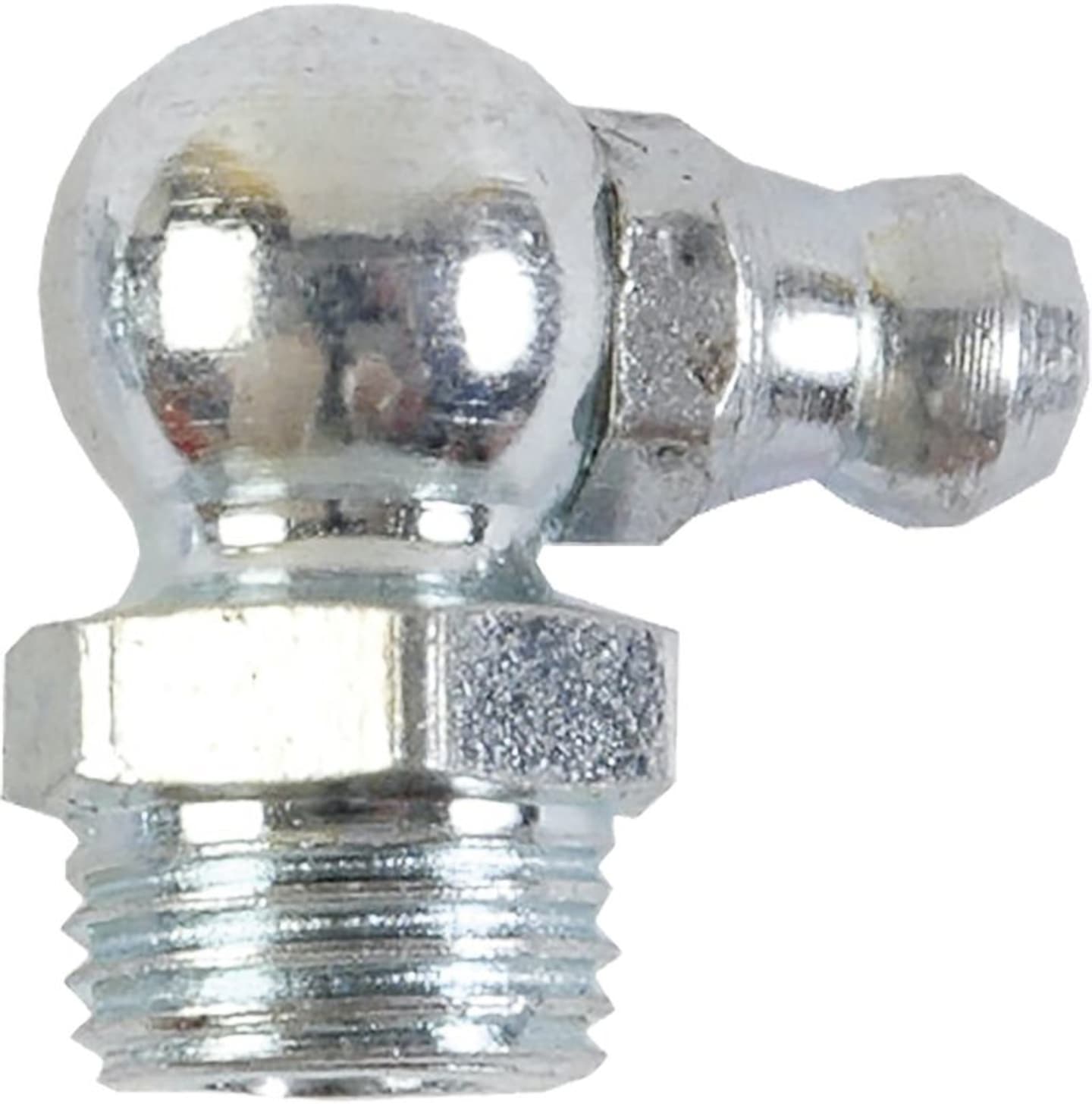 SAMOA® Schmiernippel "H3" M 10 x 1 AG 90 ° abgewinkelt, DIN 71412, Stahl verzinkt, 12351