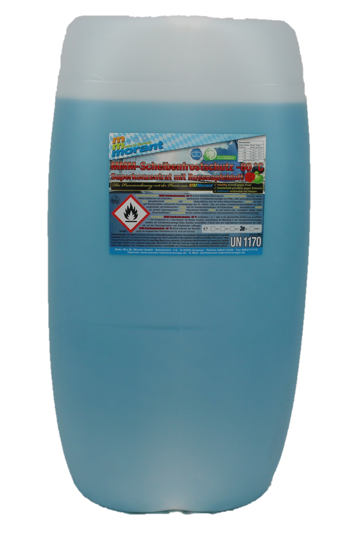 Morant MMM – Scheibenfrostschutz -80 °C Superkonzentrat mit Rosenapfelduft