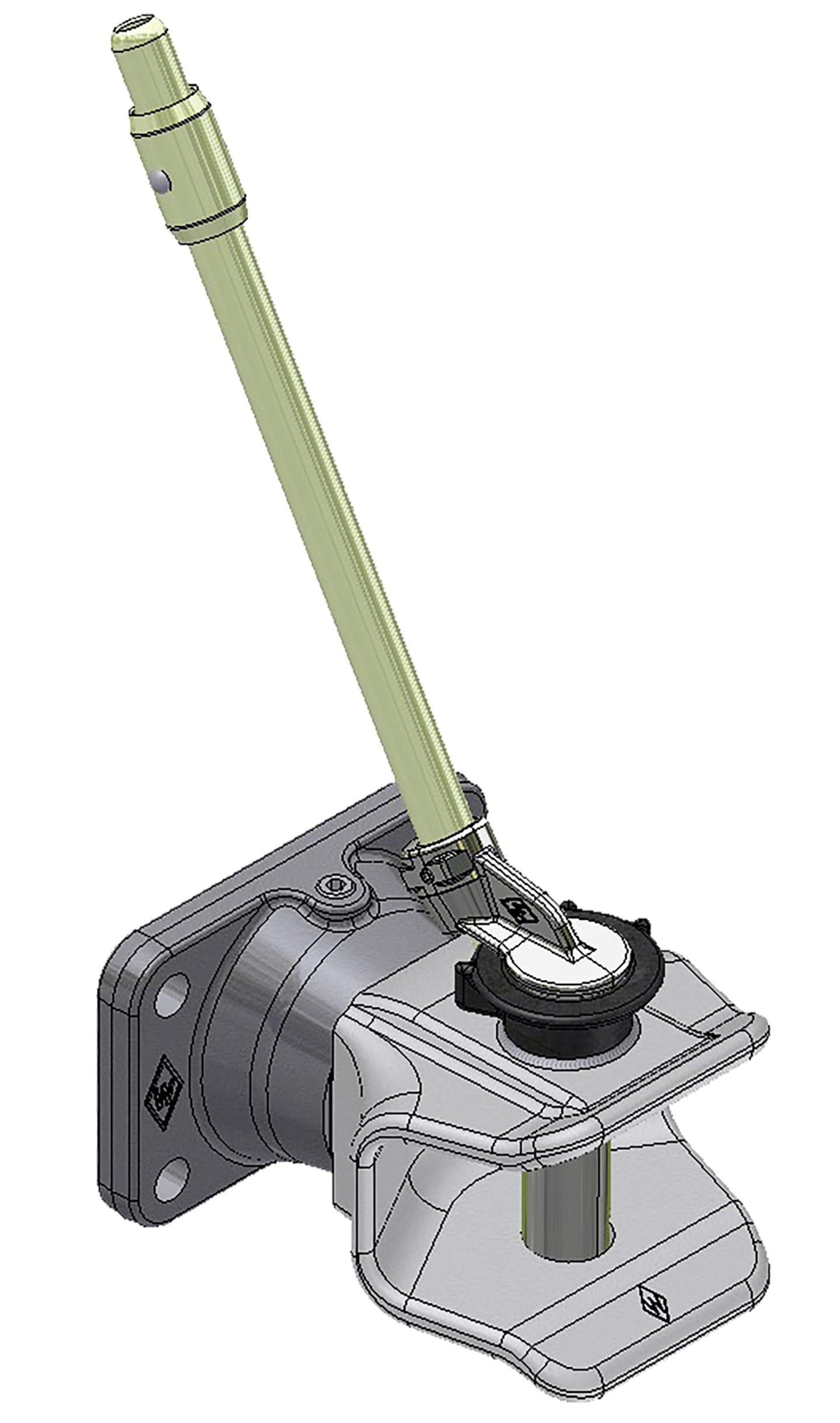 Walterscheid Zugmaul "KU514" mechanisch mit Flansch, Ø Bolzen 32 mm