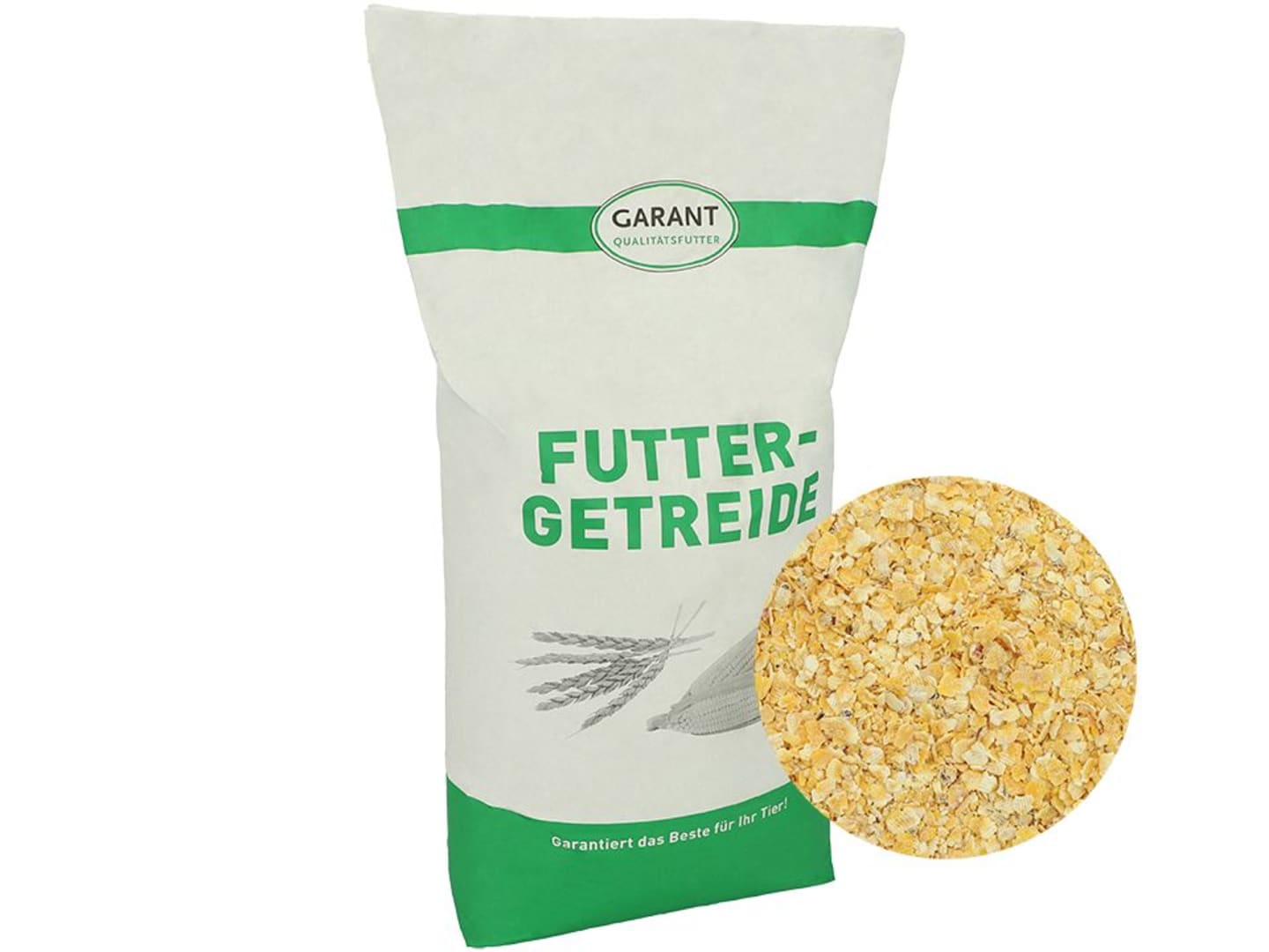 Maisflocken ohne Gentechnik hochaufgeschlossener, energiereicher Futtermais für Pferde, Kaninchen und Nager 20 kg Sack