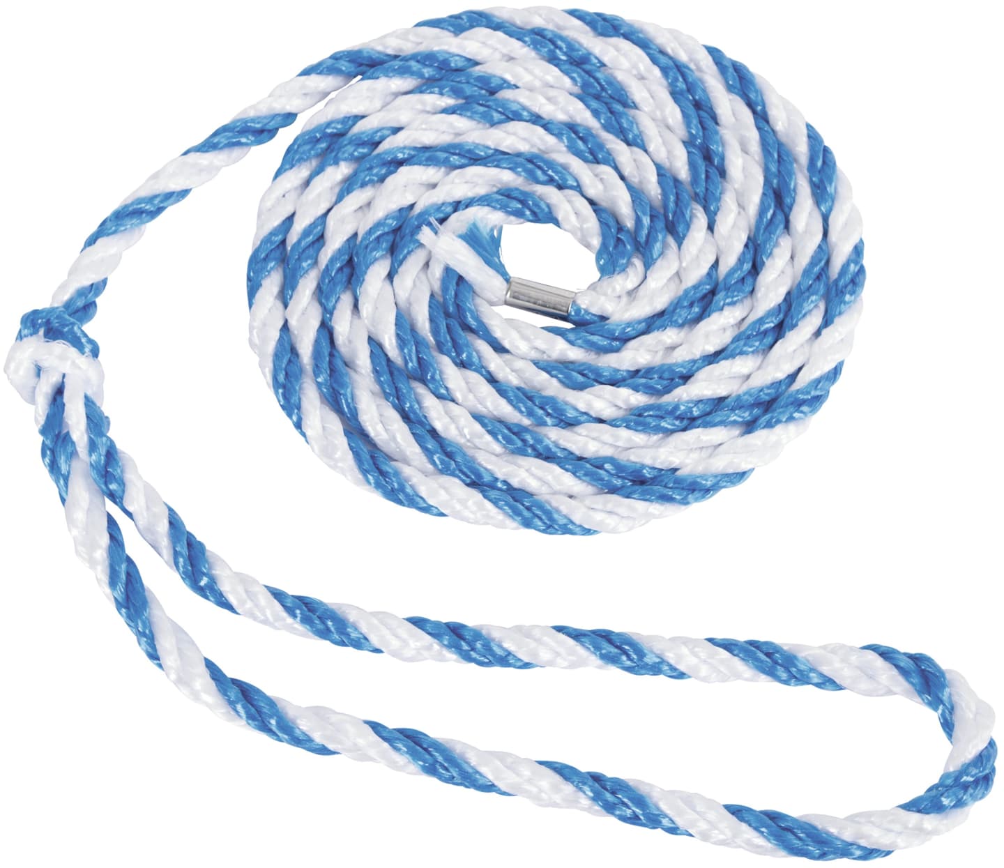 KERBL Viehtransportstrick 320 cm, Ø 12 mm, blau; weiß, mit großer Schlaufe, 2954