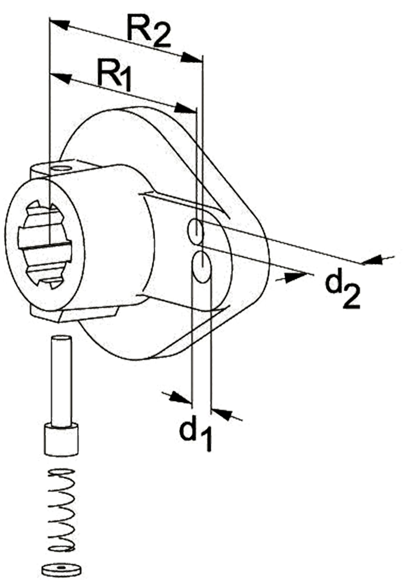 Walterscheid Nabe für Scherbolzenkupplung KB61/20