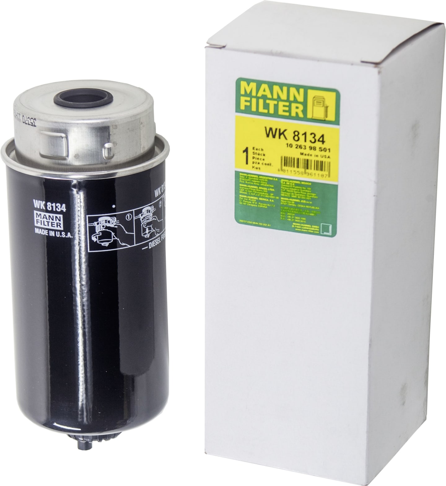 MANN Kraftstofffilter "WK 8134"
