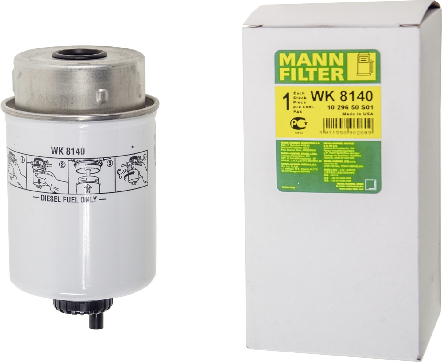 MANN Kraftstofffilter "WK 8140"