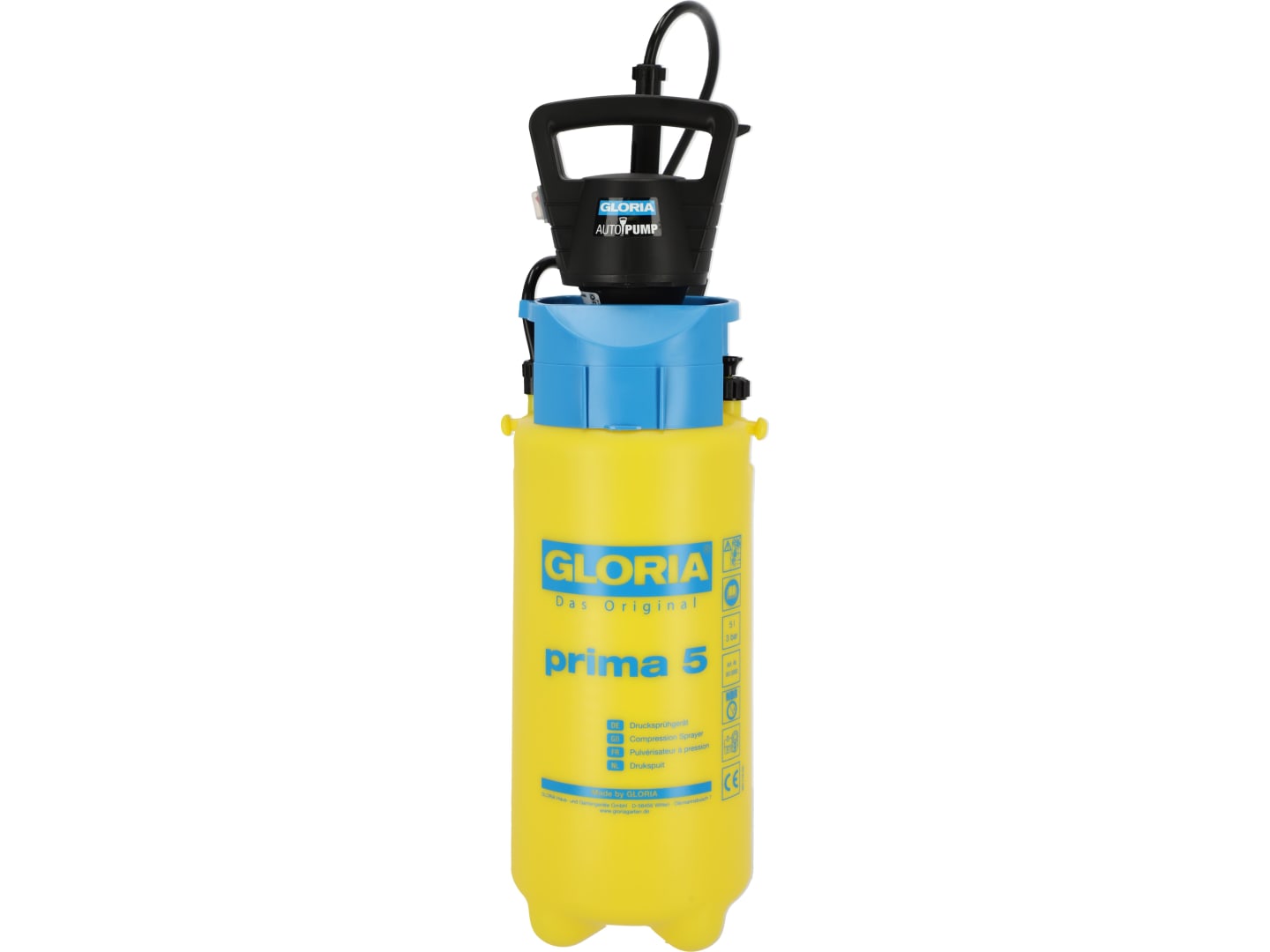 GLORIA® AutoPump Set Gartenspritze, Sprühgerät, Drucksprühgerät
