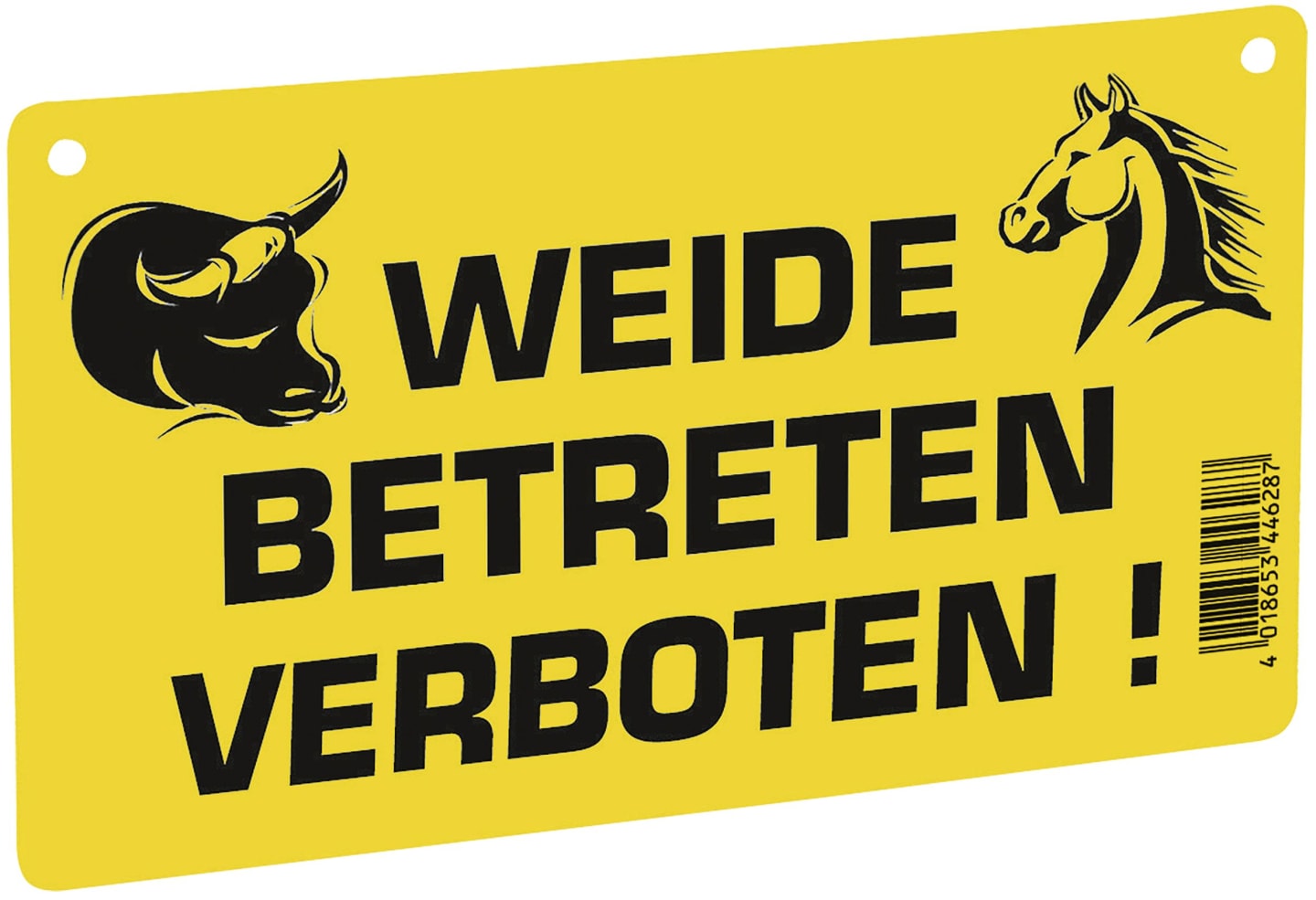 KERBL Warnschild "Weide betreten verboten!", Kunststoff, 44628