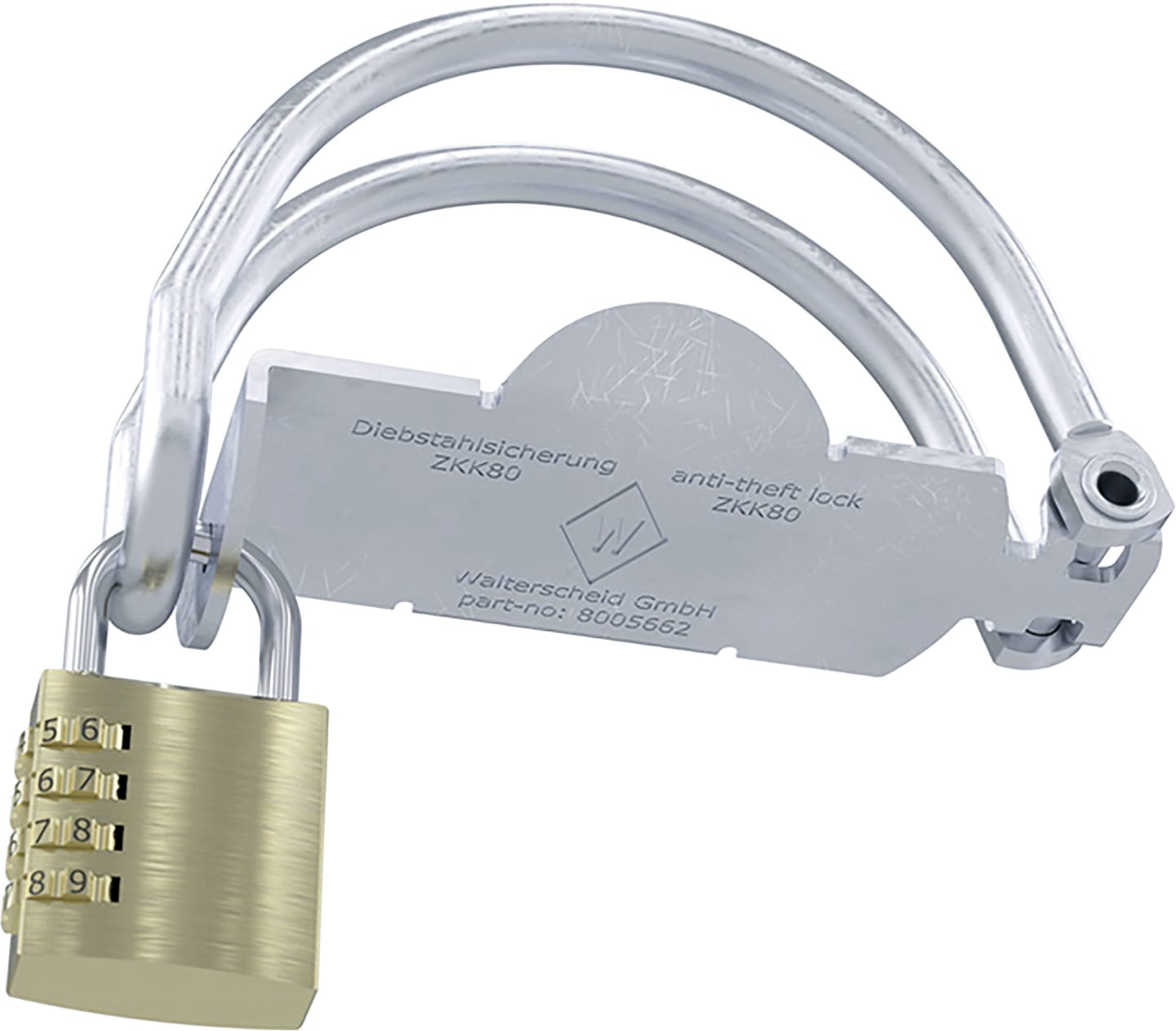 Walterscheid Diebstahlsicherung "ZKK80 BS-WAL" für Zugkugelkupplungen Ø 80 mm, 8005662