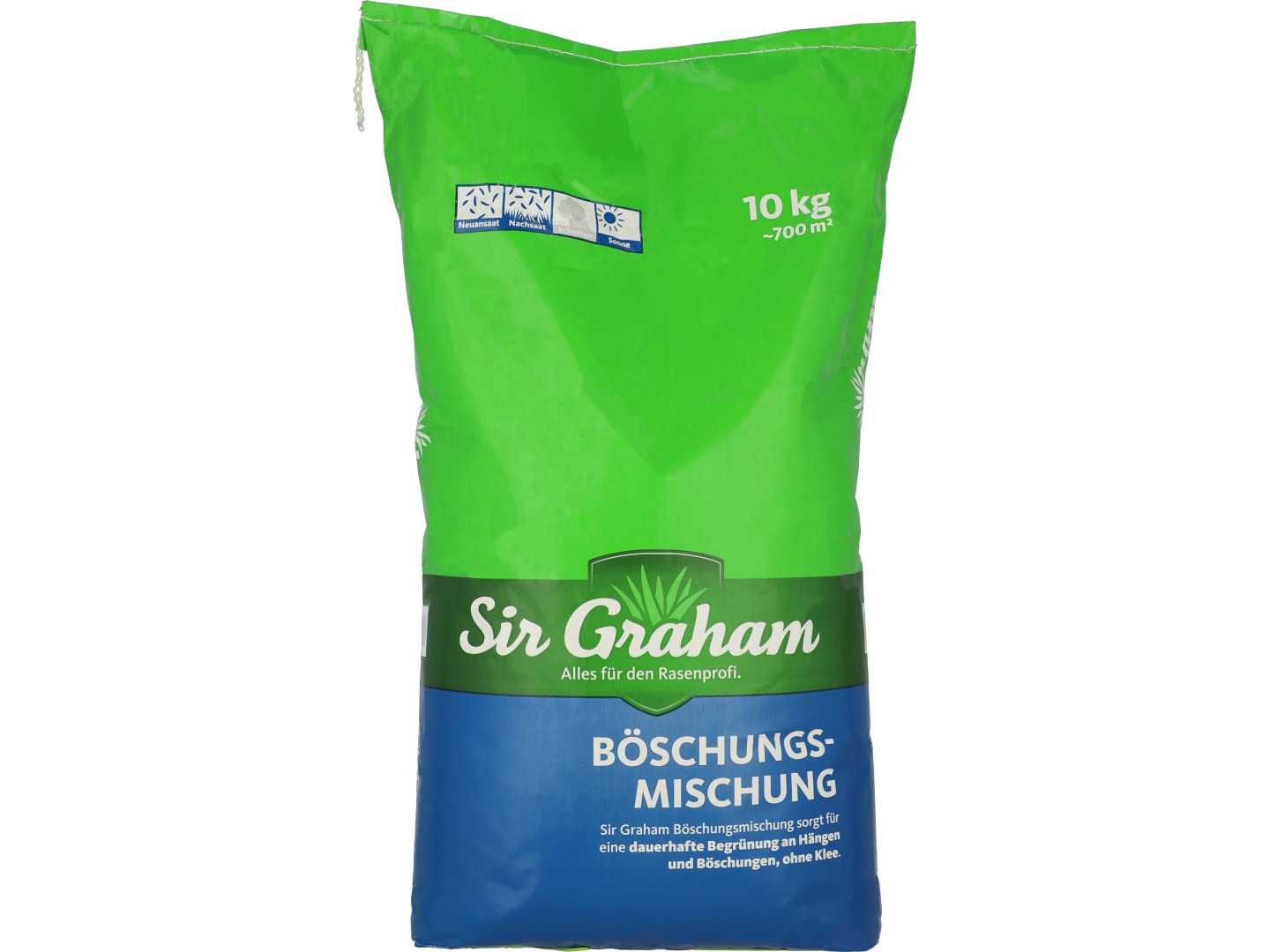 Sir Graham Böschungsrasen Begrünung Grassamen 10 kg Sack 700 m²