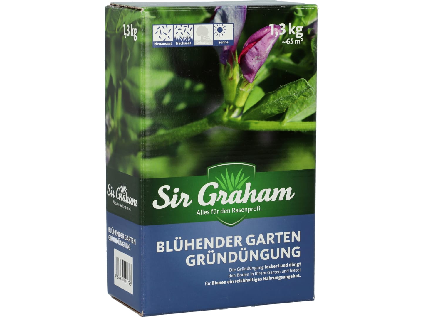 Sir Graham Gründüngung mit Hülsenfrüchten 1,3 kg Karton 65 m²