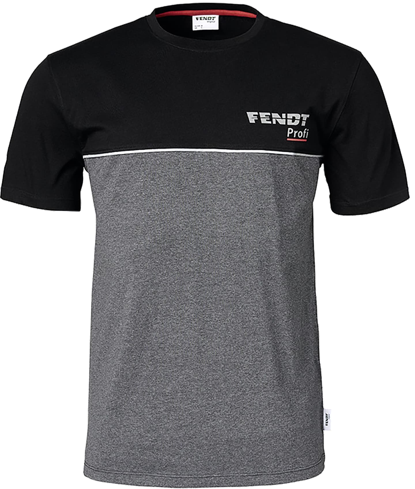 Fendt T-Shirt Herren "Profi" Gr. 4XL, schwarz; grau, X991019029000