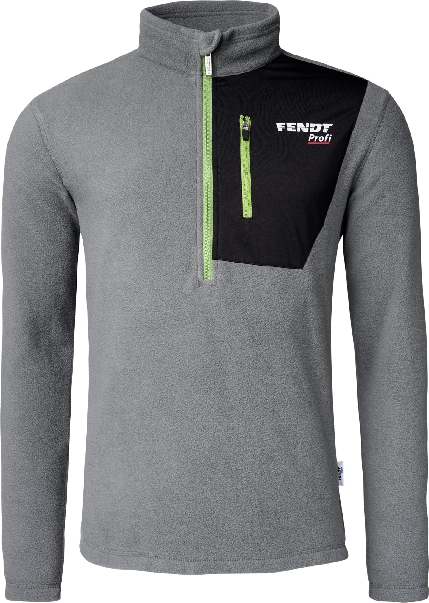 Fendt Fleecepullover Herren "Profi" Gr. 4XL grau; schwarz; grün, X991020209000