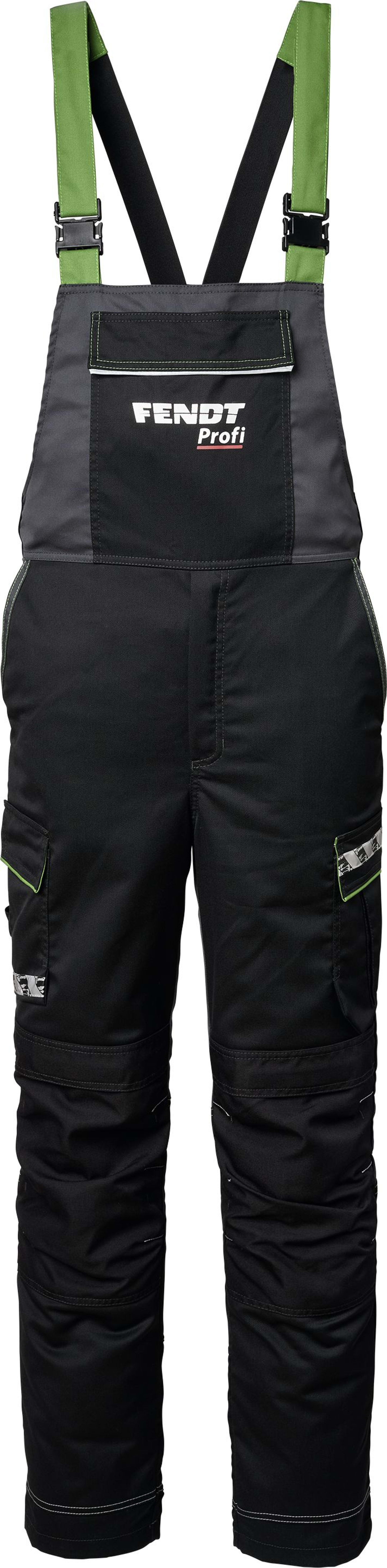 Fendt Arbeitshose Herren "Profi" schwarz; nachtgrau; grün Latzhose