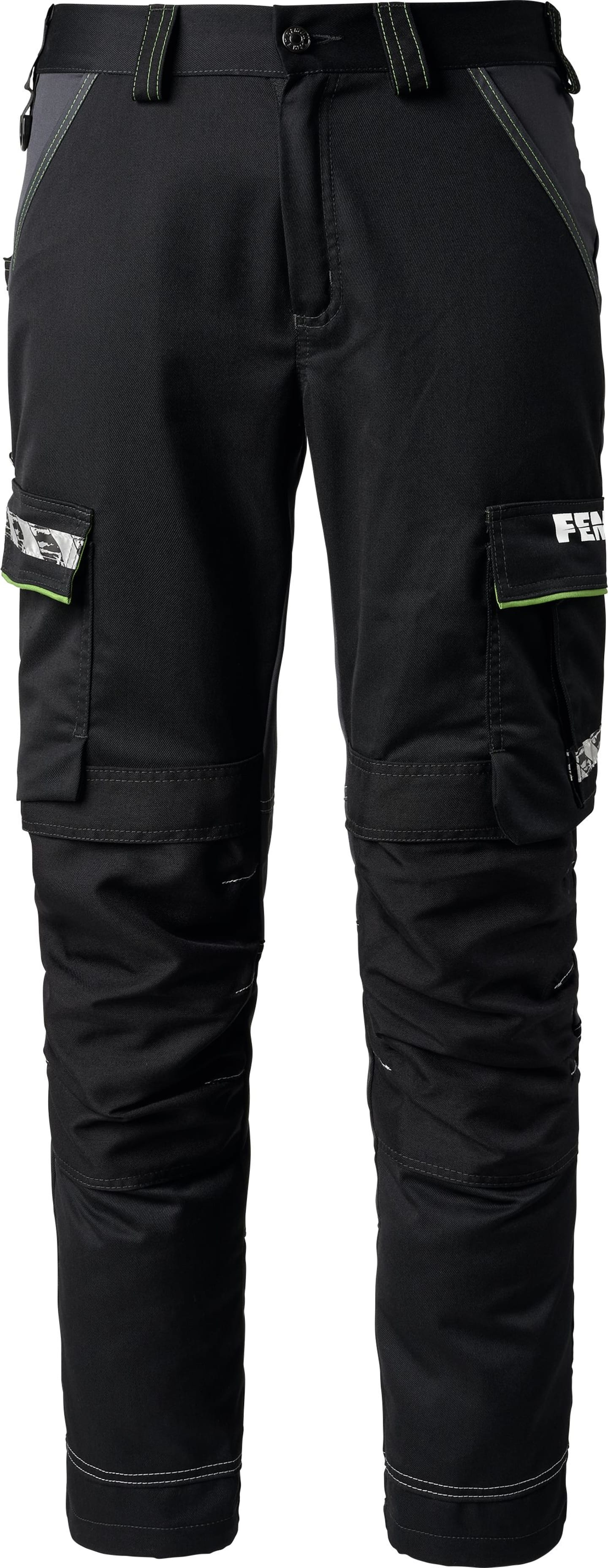 Fendt Arbeitshose Herren "Profi" schwarz; grau; grün Bundhose