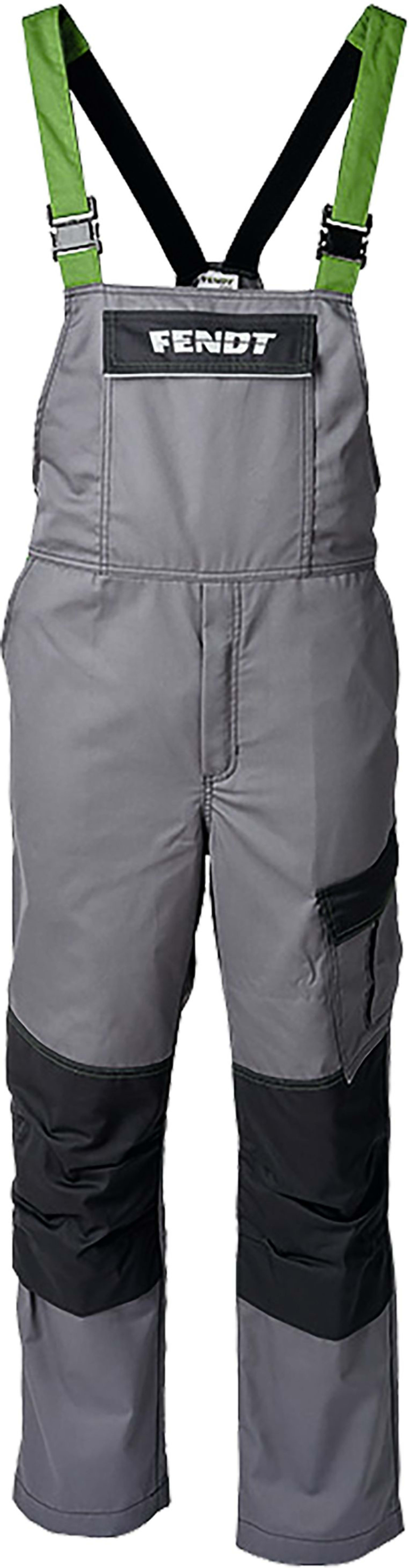 Fendt Arbeitshose Herren grau; schwarz; grün Latzhose
