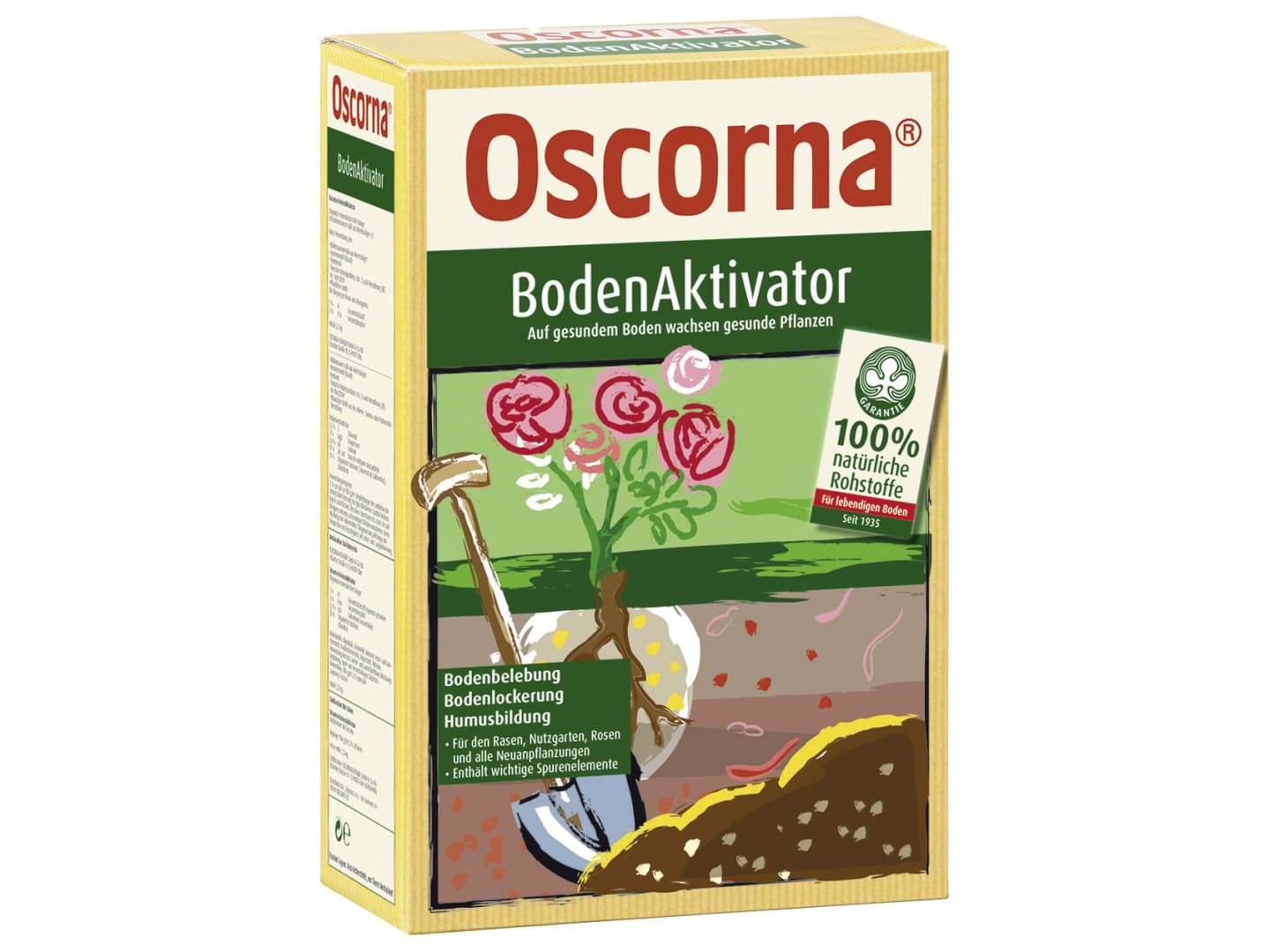 Oscorna® Bodenaktivator NPK 3+2+0.5 zur Bodenverbesserung 3 kg Karton Pulver