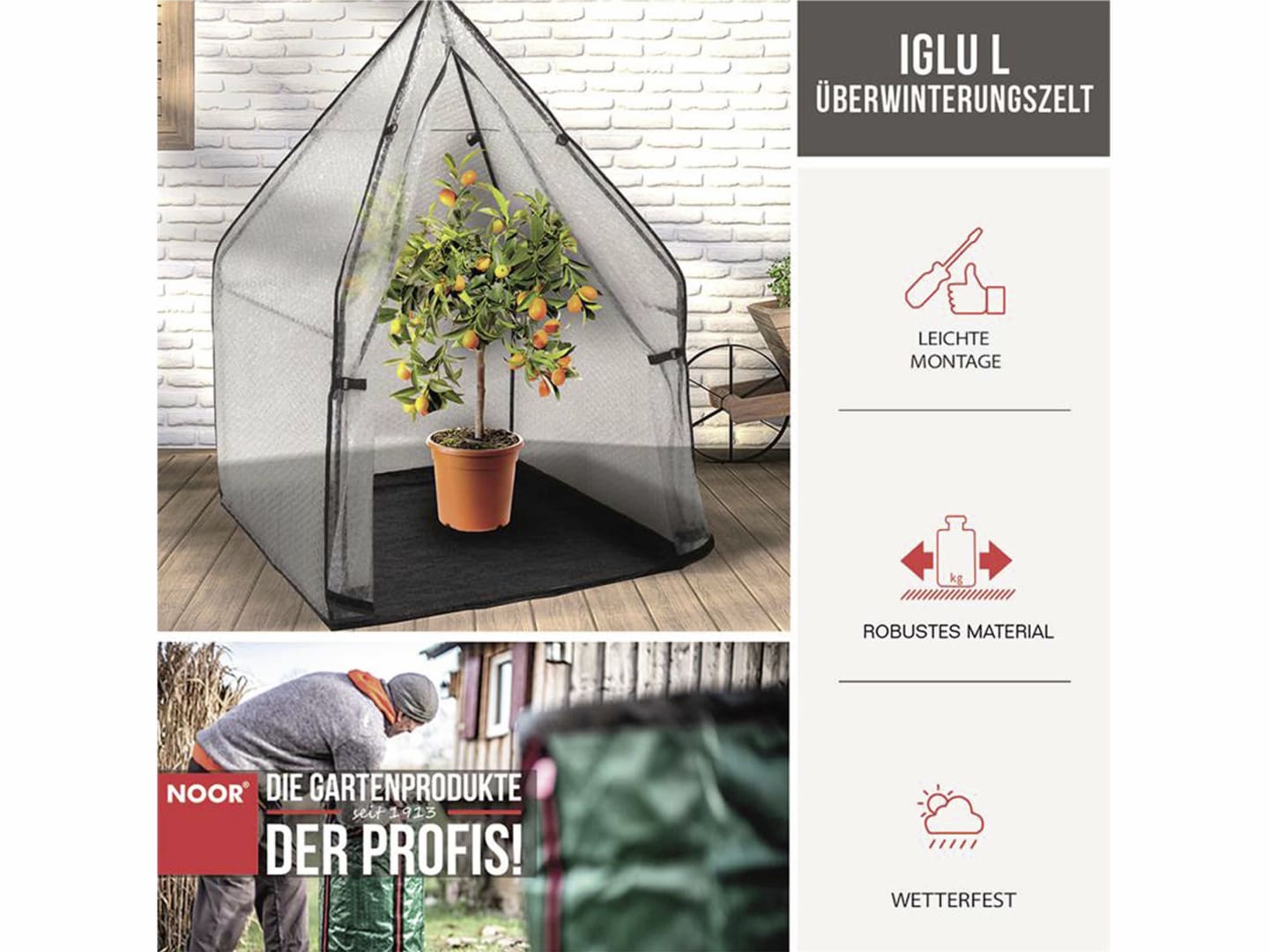 NOOR IGLU Überwinterungszelt L 180 cm