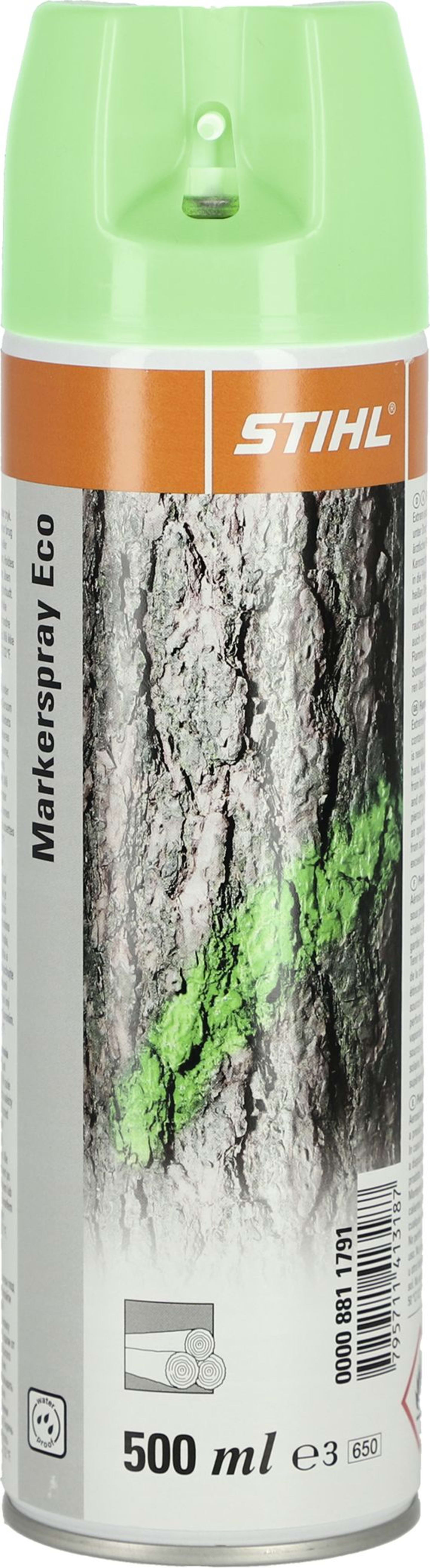 STIHL Markierungsspray "Eco" grün, 500 ml, für Baum- und Holzmarkierung, 0000 881 1791
