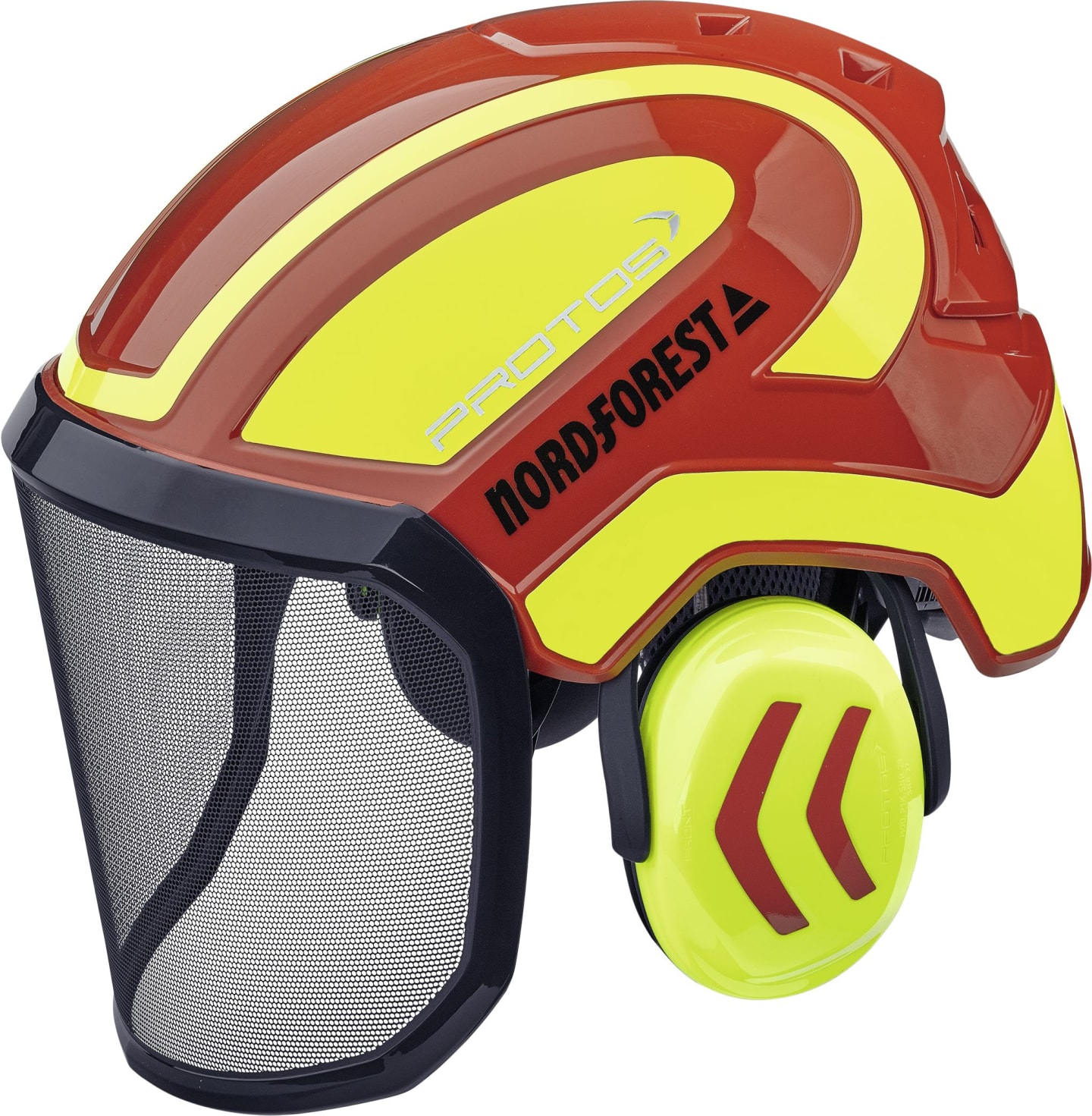 PROTOS® Forsthelm "Integral Forest" rot; neongelb