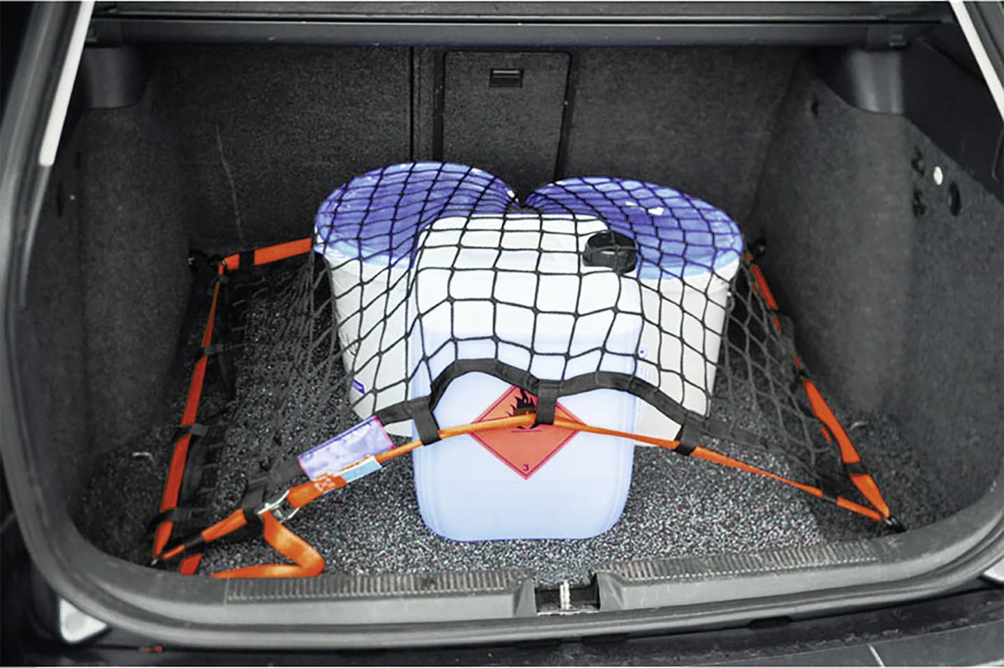 TRAILER POOL Gepäcknetz 125 x 73 cm, Maschenweite 45 x 45 mm, für Kofferraum, 013 030 081