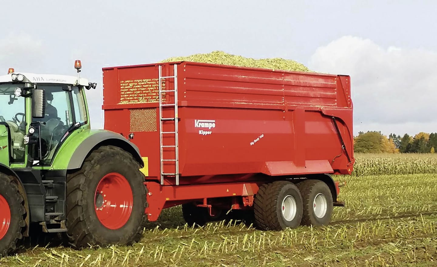 Krampe Wannenkipper "Tandem Big Body 640" Nutzlast 16,5 t, Transportvolumen 21,9 m³