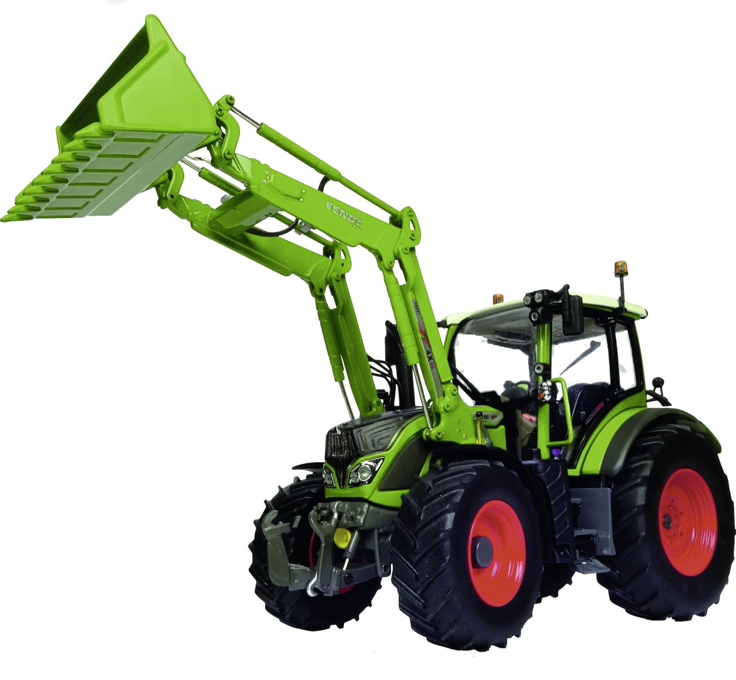 Fendt Modell "516 Vario" von Universal Hobbies, mit Frontlader CargoProfi, 1:32, X991016092000