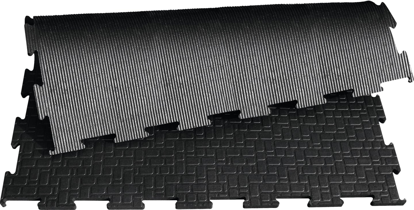 BELMONDO® Stallmatte "Walkpro" 100 x 100 x 1,6 cm, für Stallgassen, Boxengassen
