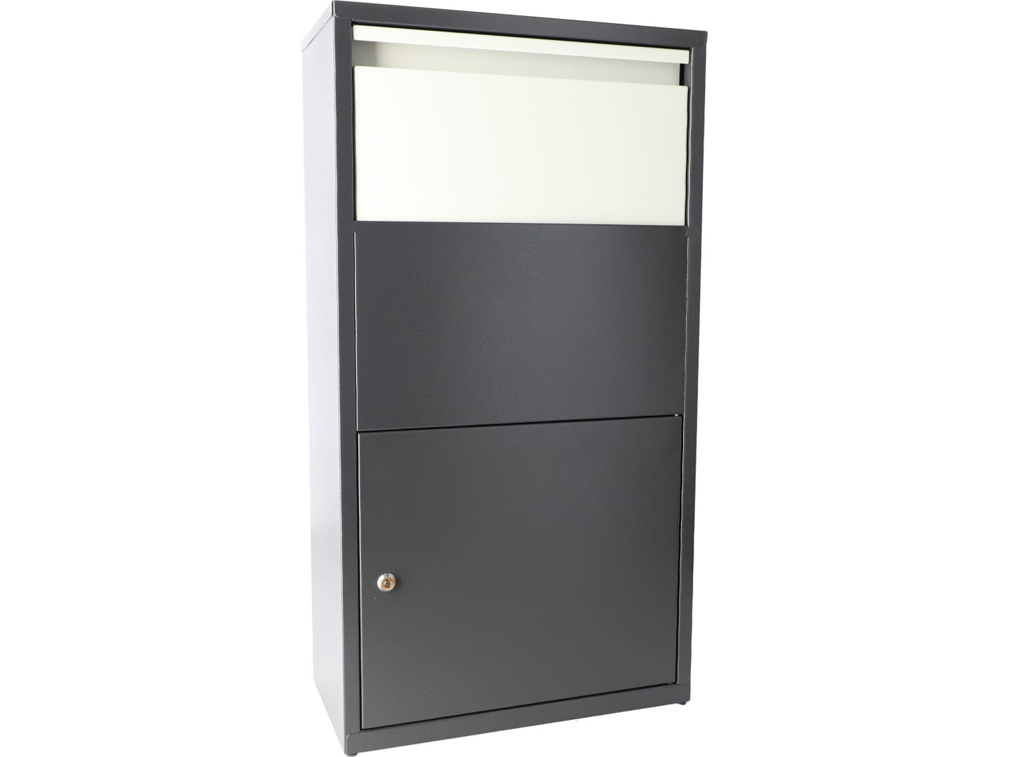 Haussmann Paketbox Paketbriefkasten 30 l 440 x 220 mm nachtgrau; blassgrau