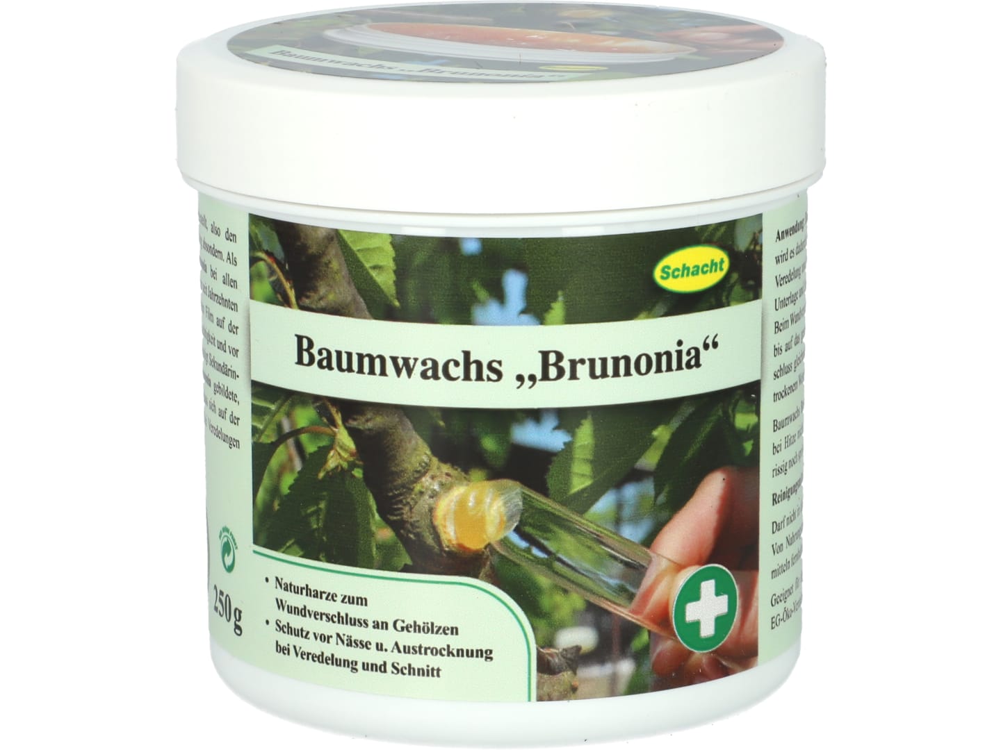 Schacht Baumwachs Brunonia 250 g Dose Paste