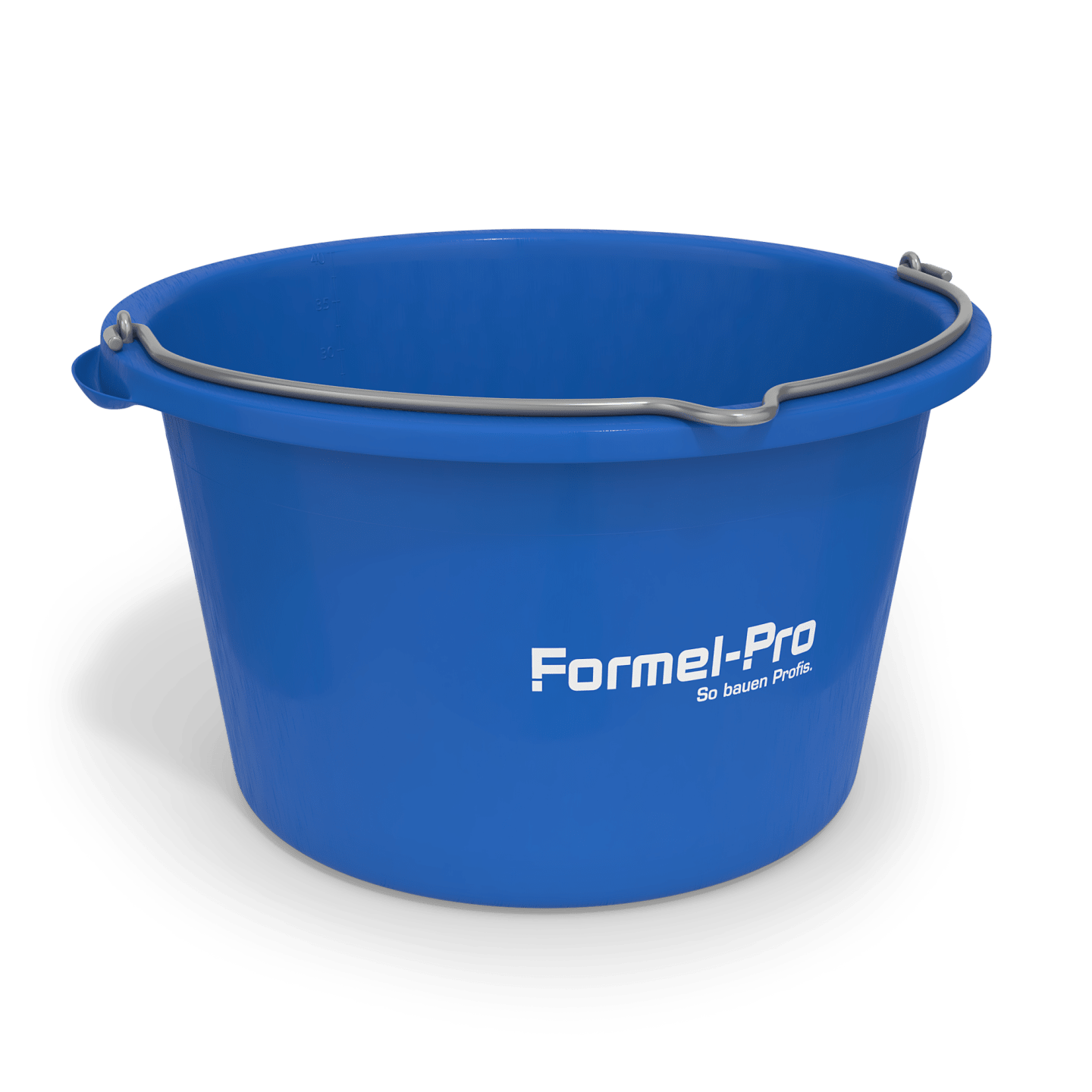 Formel-Pro Mörtelkübel mit Bügel kranbar 40 L Blau