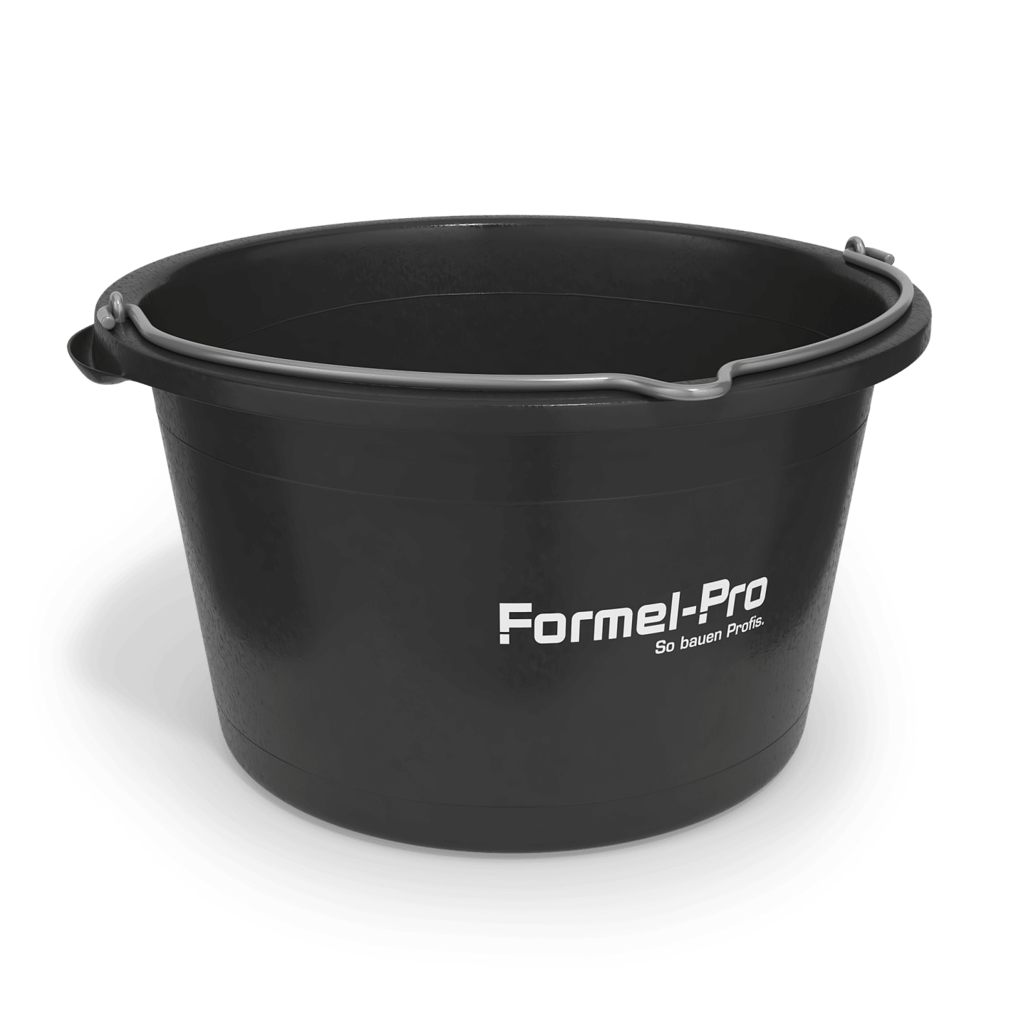 Formel-Pro Mörtelkübel mit Bügel 40 L Schwarz