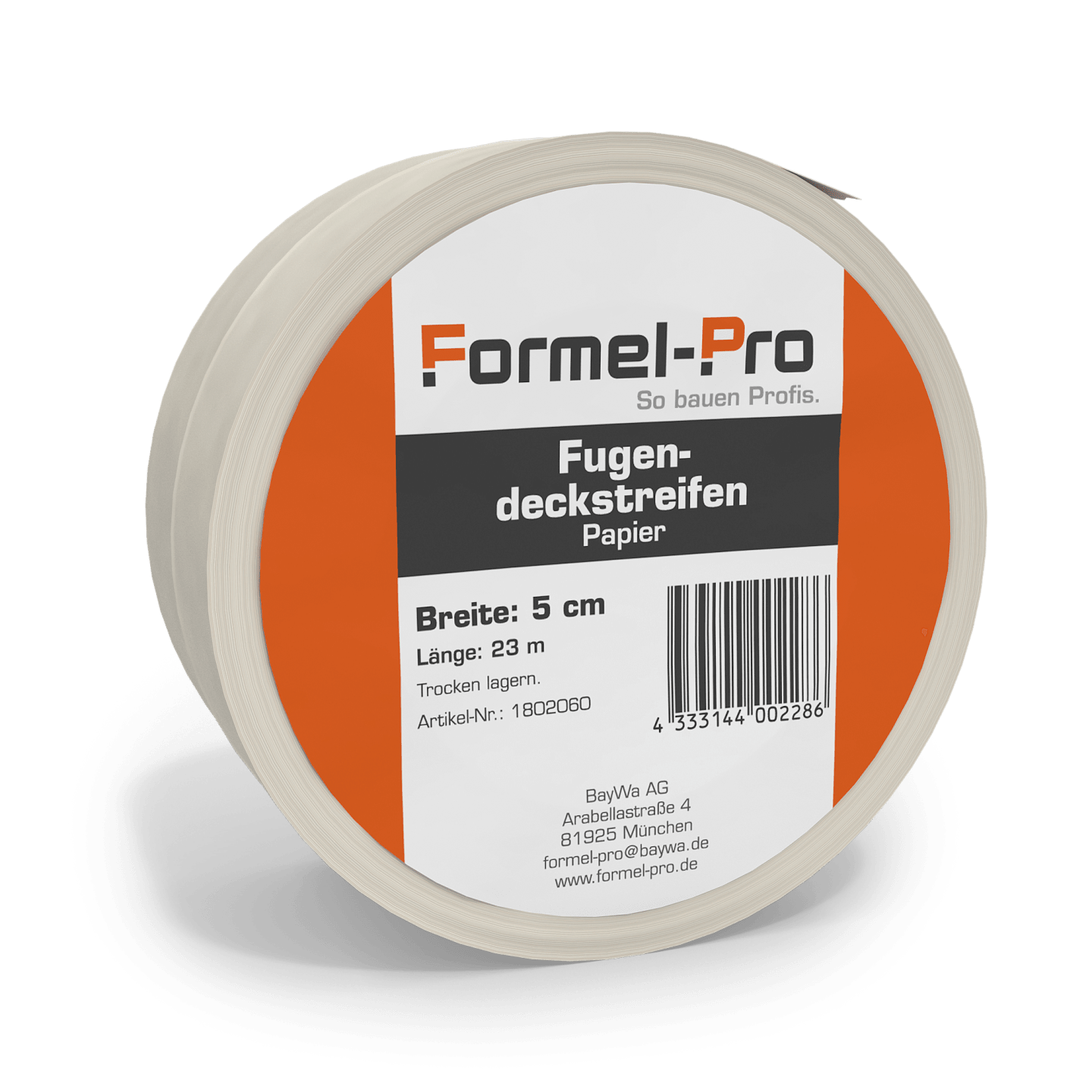 Formel-Pro Fugendeckstreifen Papier 5 cm x 23 m
