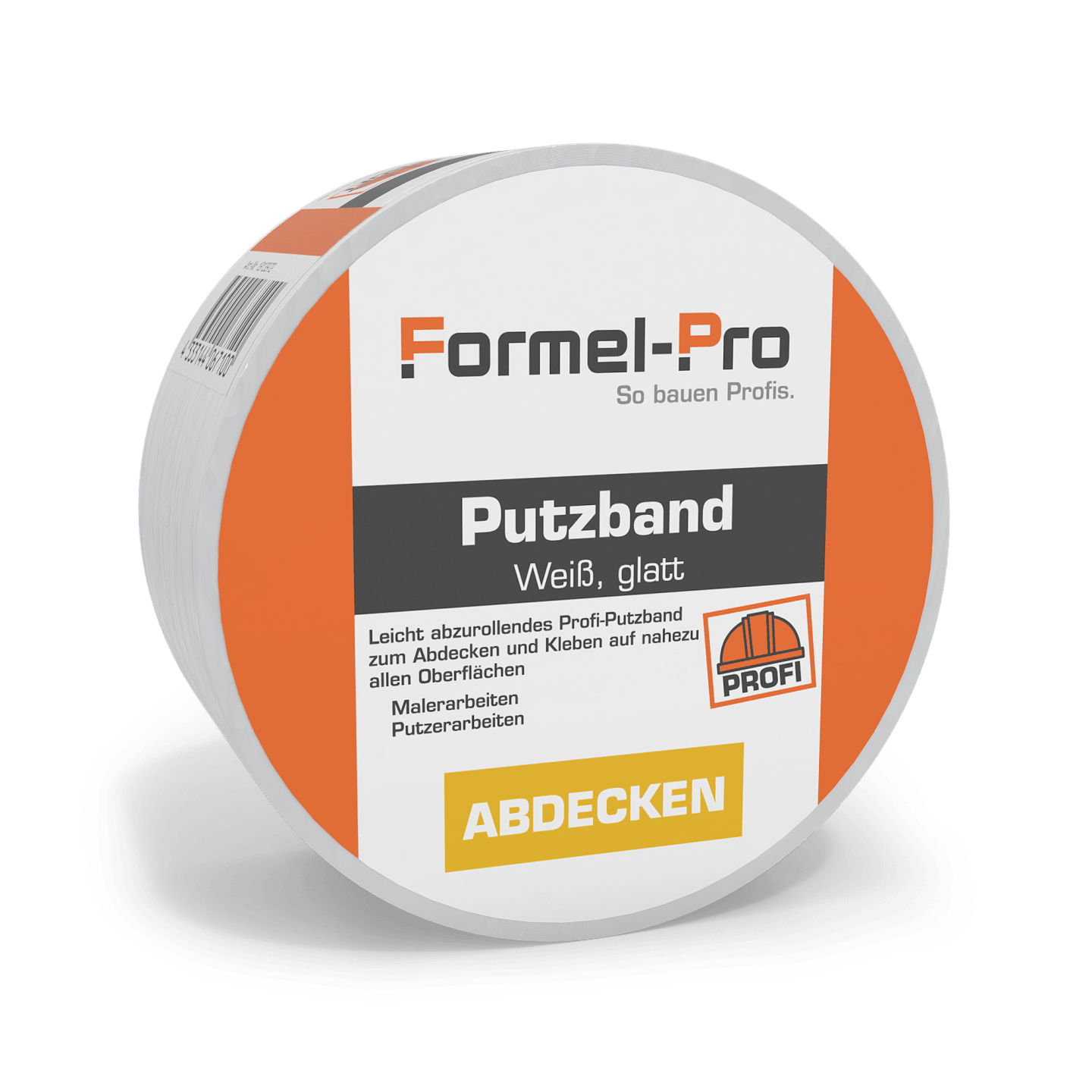 Formel-Pro Putzband, Abdeck-Klebeband, glatt, Weiß 50 mm x 33 m