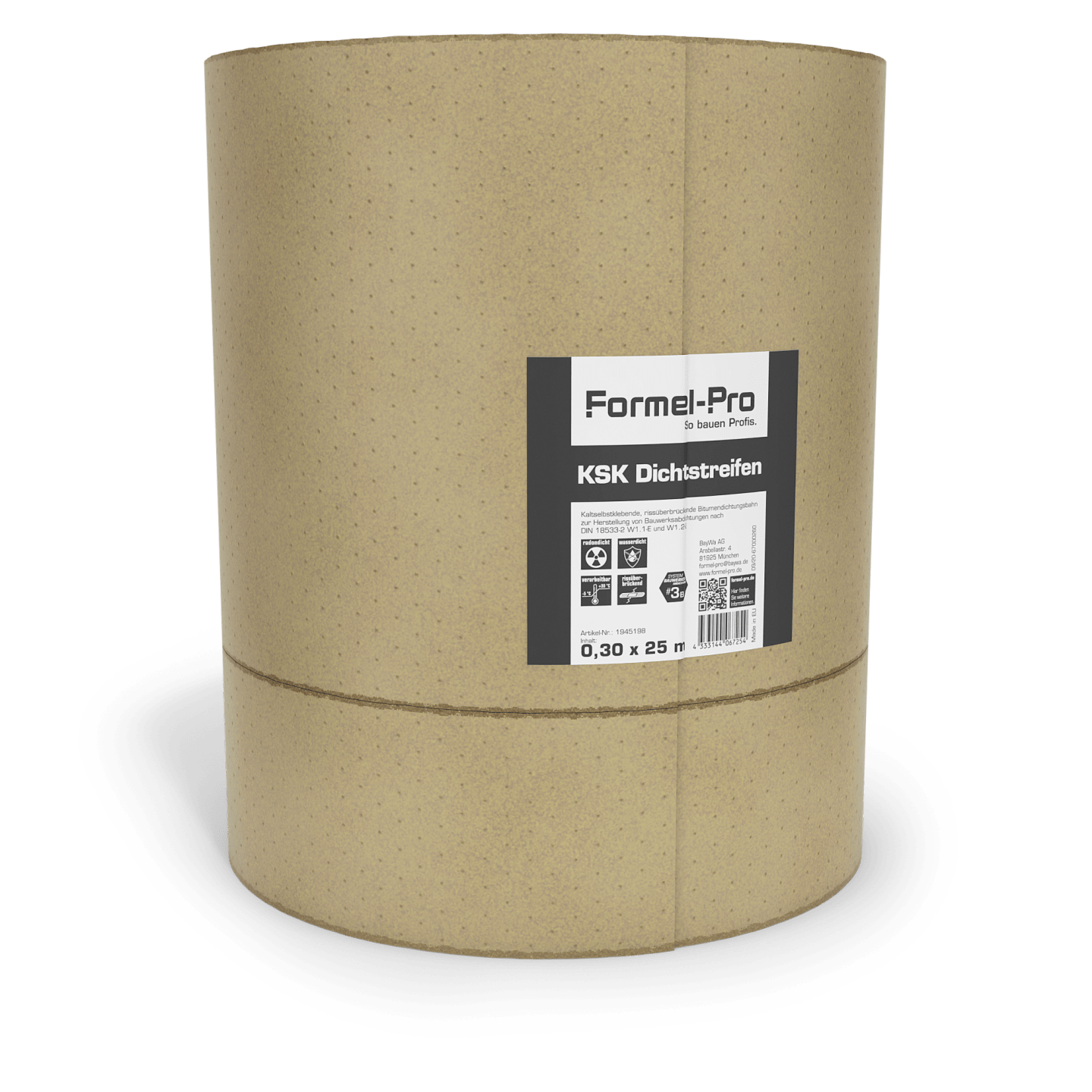 Formel-Pro KSK Dichtstreifen 0,3 x 25 m