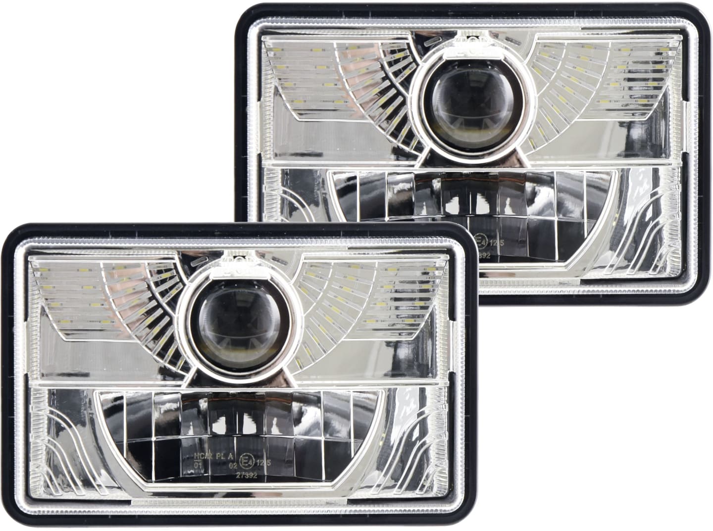 LED-Hauptscheinwerferset Abblendlicht; Fernlicht, für Traktor Fendt Vario 900, Massey Ferguson 4000, 6000, 8000