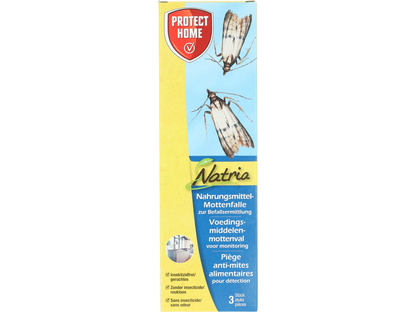 Protect Home Natria Nahrungsmittel-Mottenfalle 3 St. Schachtel