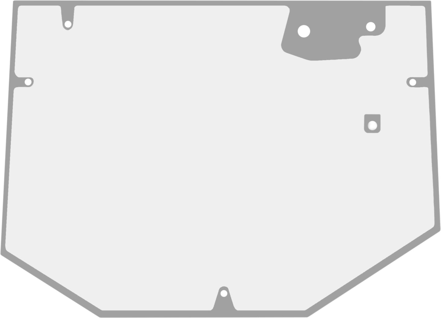 Fendt Heckscheibe grün, für Traktor Vario 800, 900, 931812051010