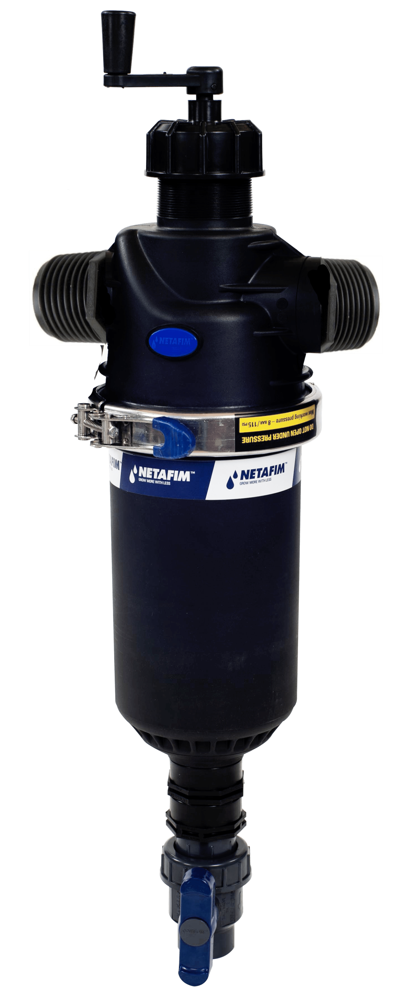 NETAFIM™ Siebfilter "ScreenGuard" halbautomatisch, 2" AG, 25 m³/h, für Bewässerungssystem, 71970-000521