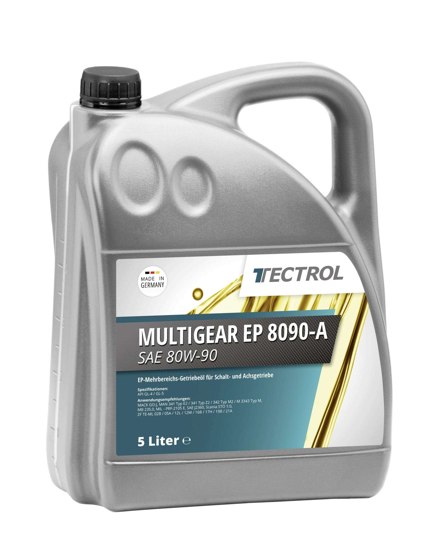 TECTROL MULTIGEAR EP 8090 - A 5 l Kanister SAE 80W-90 Getriebeöl, API GL-4, API GL-5, Schalt- und Achsgetriebe, Hypoidöl
